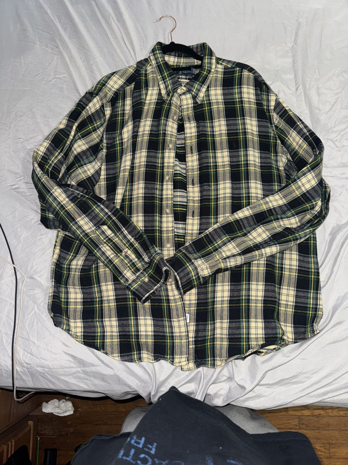 Polo Ralph Lauren White Flannel Size US XL / EU 56 / 4 - 1 Thumbnail