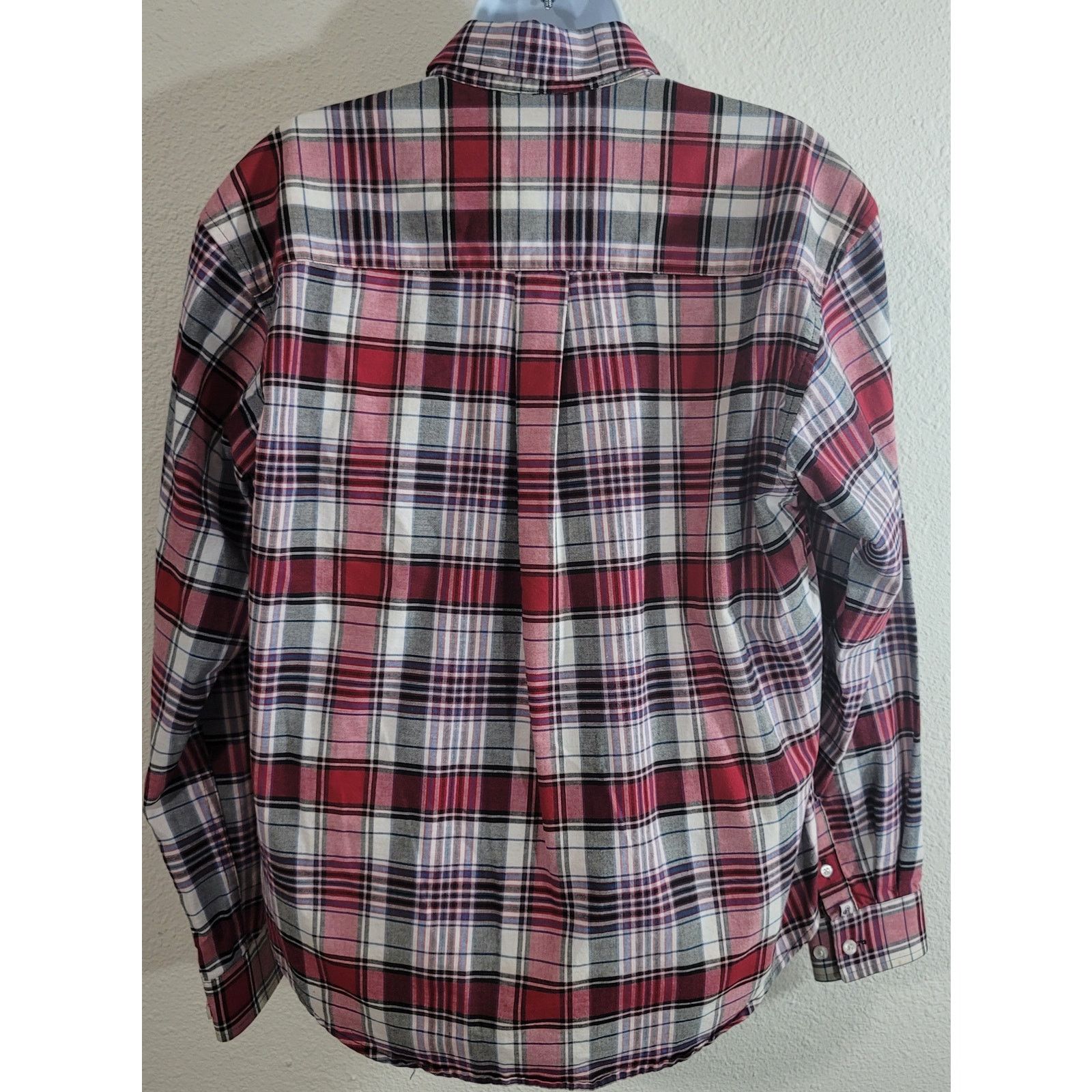 Other Cruel Girl Red White Blue Plaid Button Up Top Medium Size M / US 6-8 / IT 42-44 - 3 Thumbnail