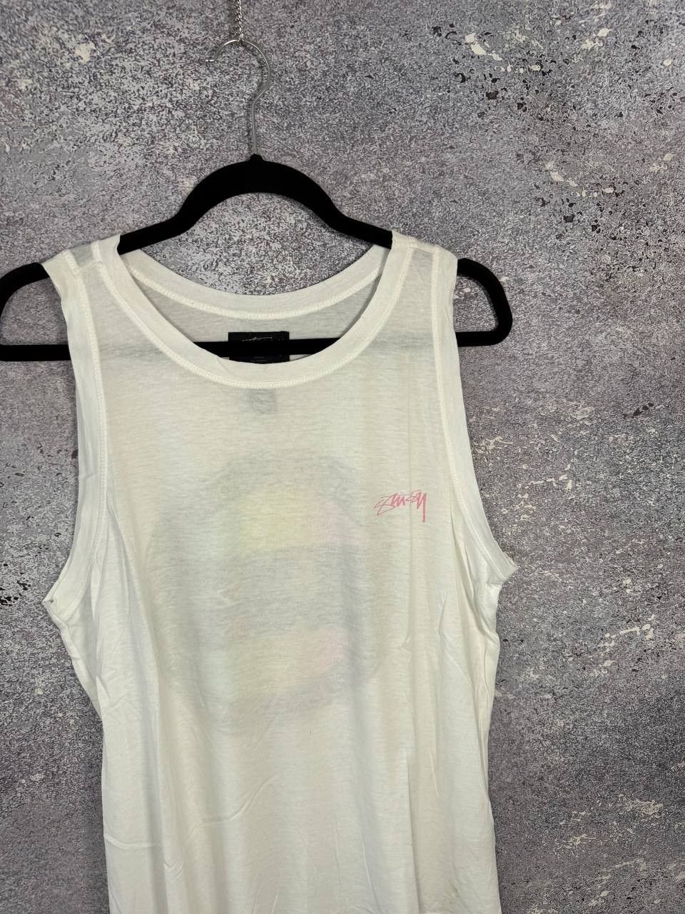Stussy × Vintage Vintage Stussy Sleeveless Big Logo y2k Medium Size US M / EU 48-50 / 2 - 5 Thumbnail