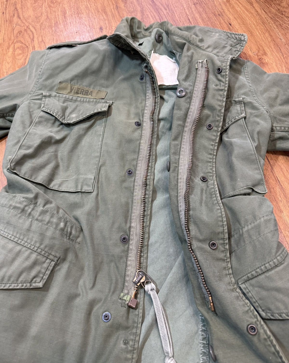 Other Vintage 1965 M-65 Military Field Jacket Army Green Lined Size US M / EU 48-50 / 2 - 7 Thumbnail