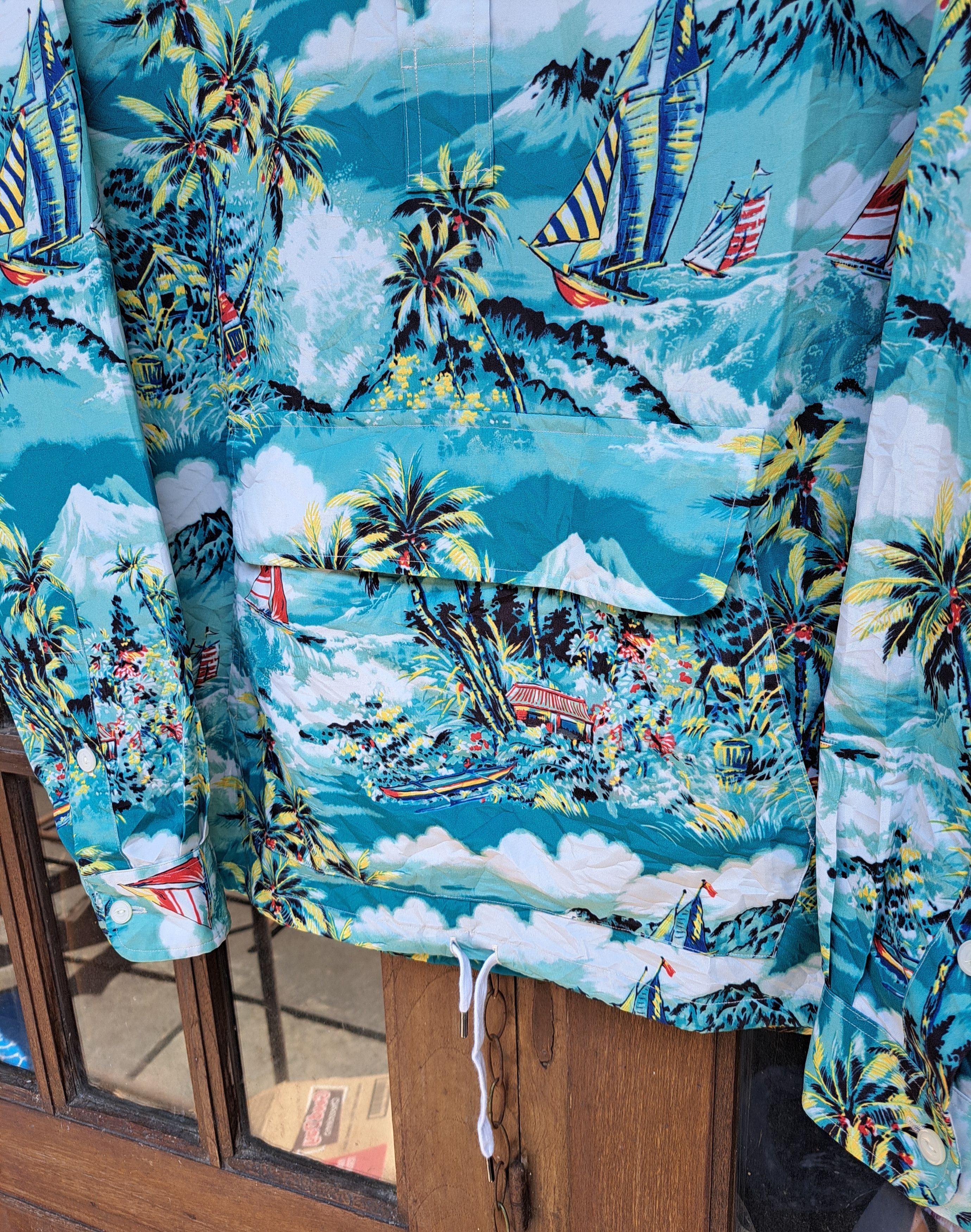 Polo Ralph Lauren Polo Ralph Lauren Sailing Anorak Light Jacket Hawaiian Sz L Size US L / EU 52-54 / 3 - 4 Thumbnail
