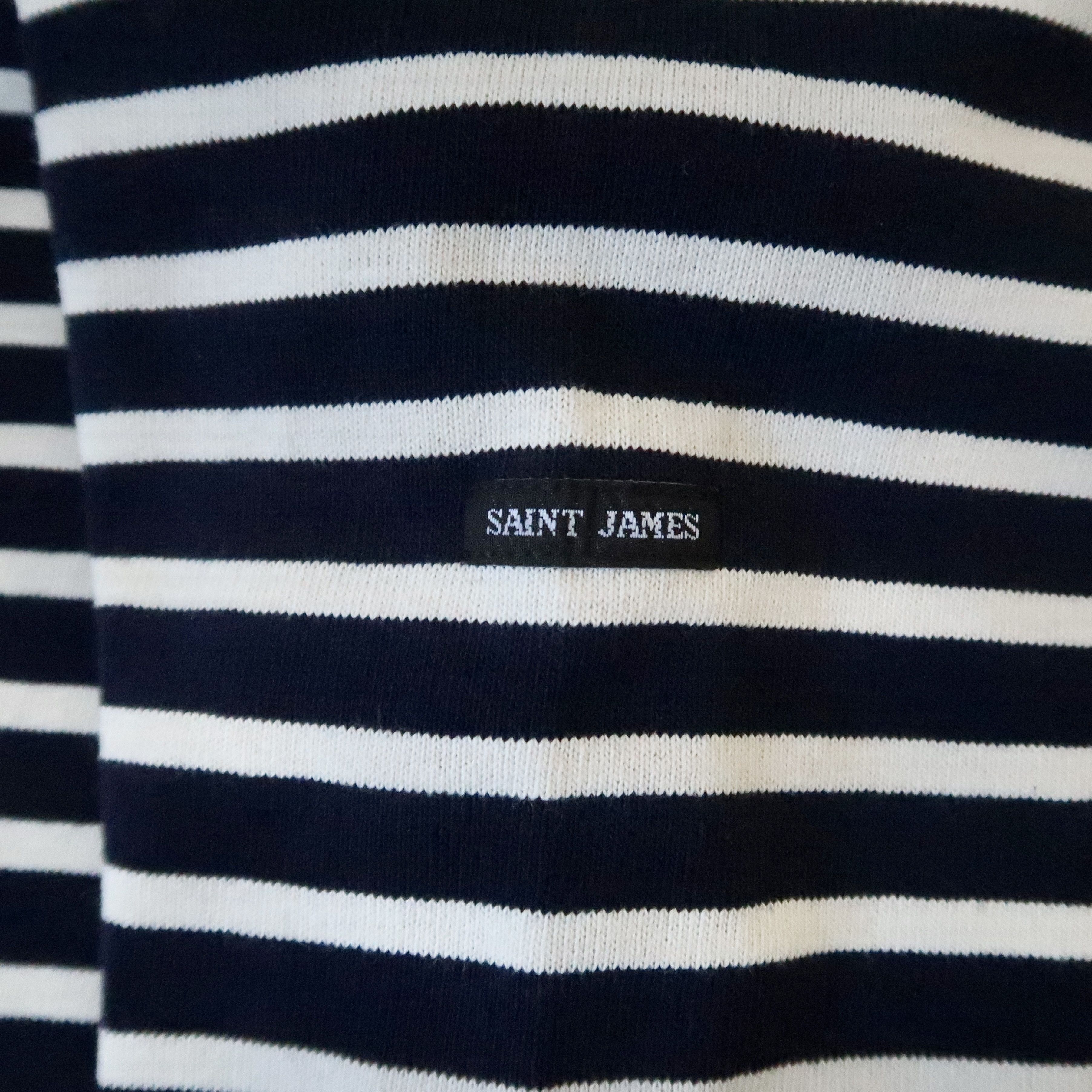 Saint James EXCELLENT, SAINT JAMES heavyweight cotton breton shirt, 3.5 Size US S / EU 44-46 / 1 - 8 Thumbnail