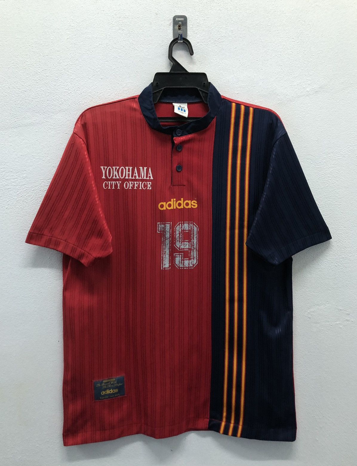 Adidas Vintage Adidas Yokohama City Office 19 Jersey Size US L / EU 52-54 / 3 - 1 Thumbnail