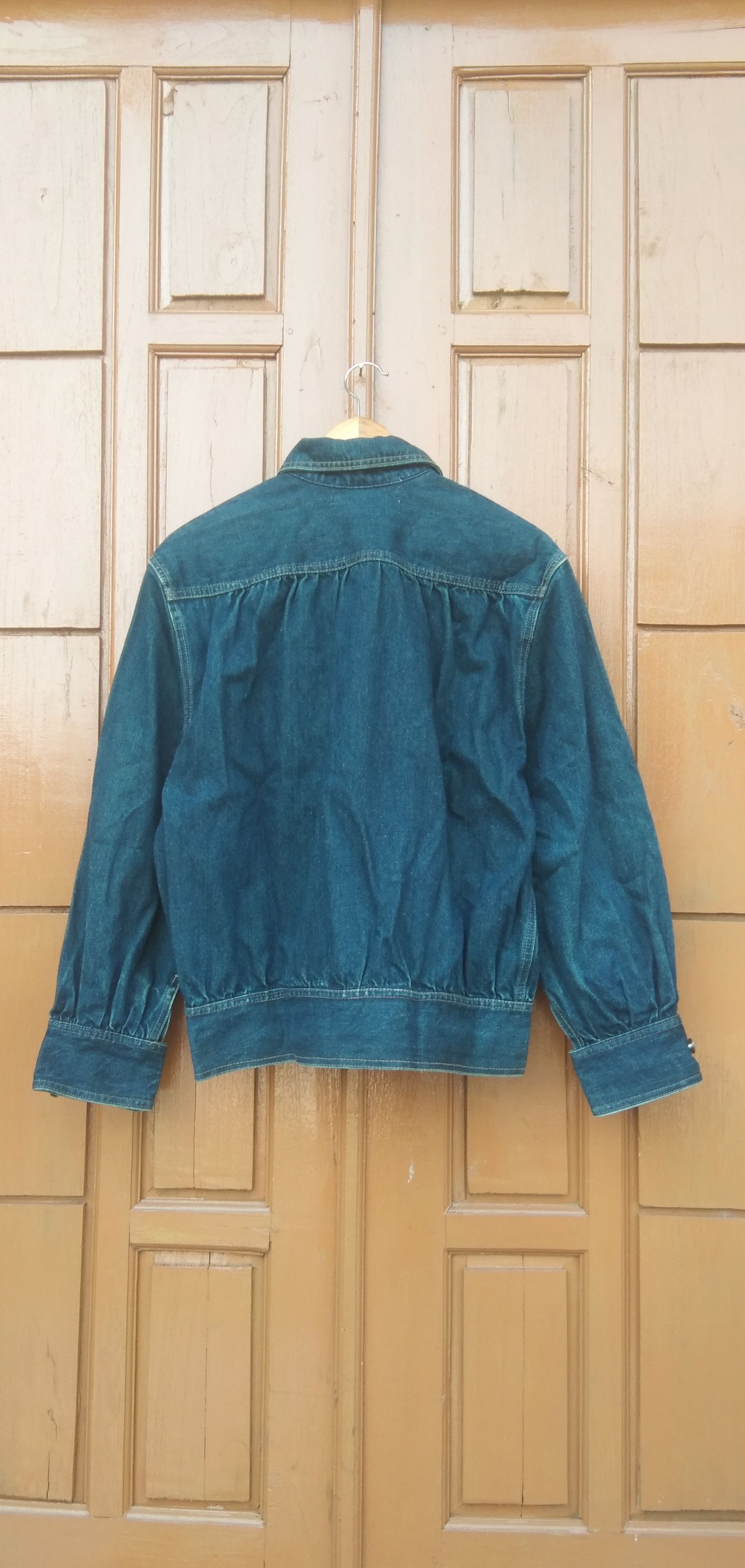 Norma Kamali Vtg Norma kamali denim indigo jacket Size M / US 6-8 / IT 42-44 - 11 Thumbnail