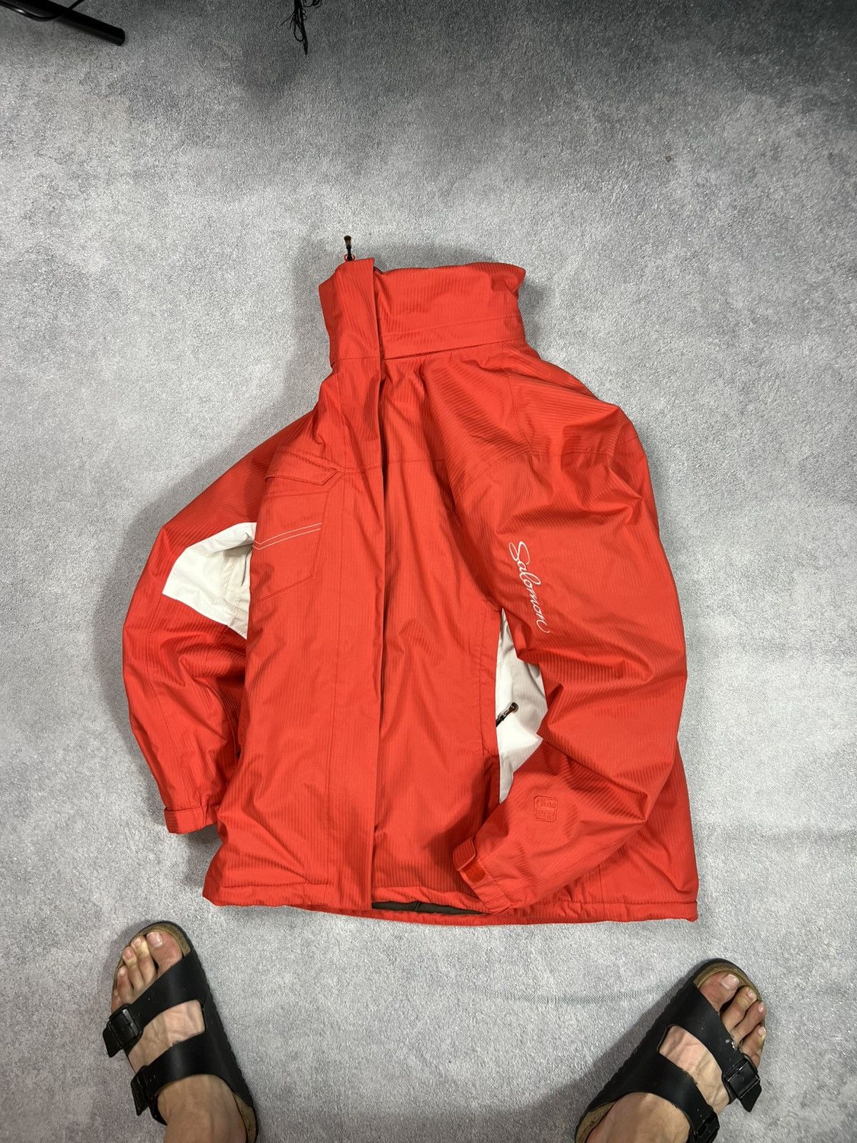 Salomon 🔥Vintage Salomon 2009’s Technical fleece panelled y2k jacket Size US XL / EU 56 / 4 - 2 Thumbnail