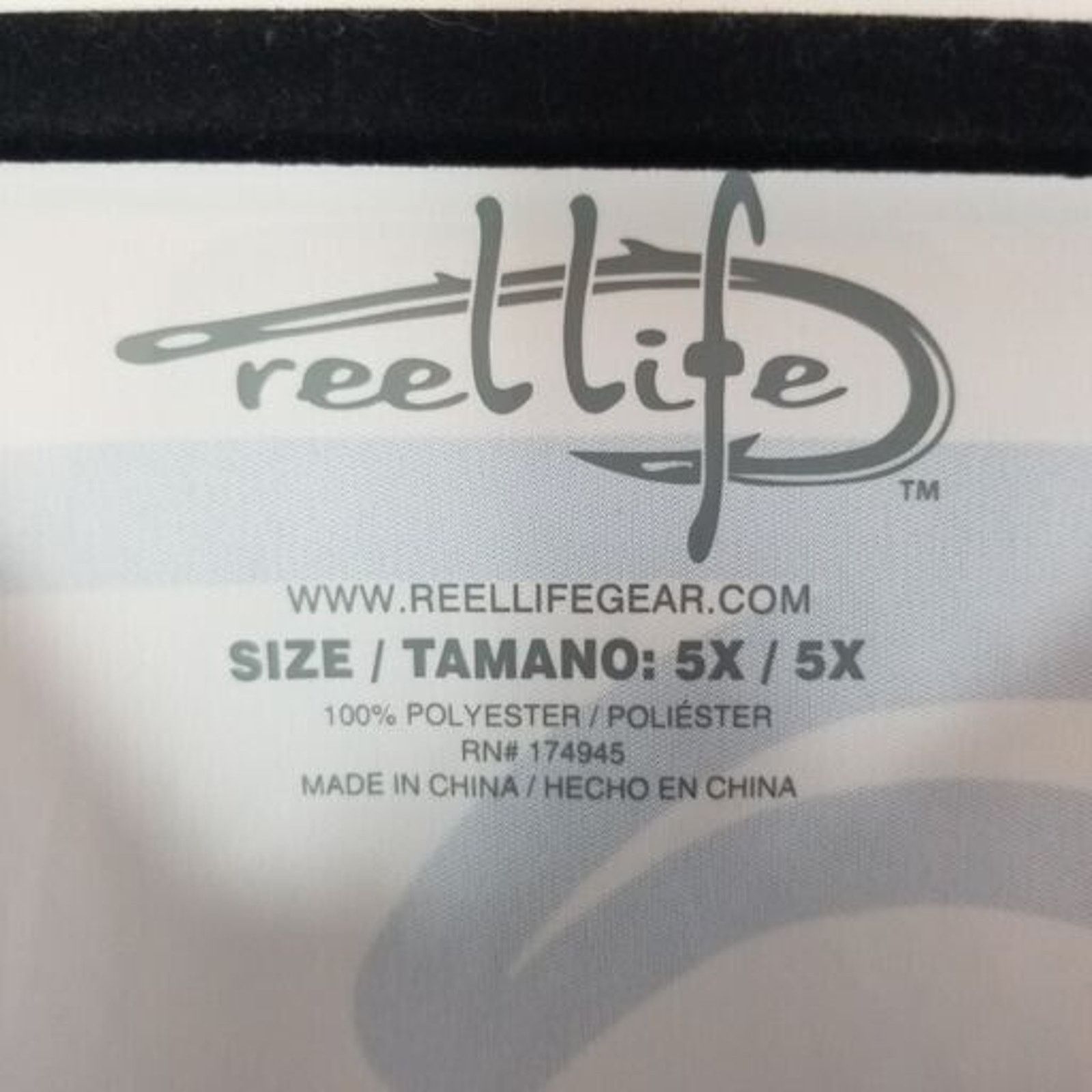 Reel Legends Reel Life Mens Combat Gear Performance Fishing Shirt Size 5X Size US XXL / EU 58 / 5 - 5 Thumbnail