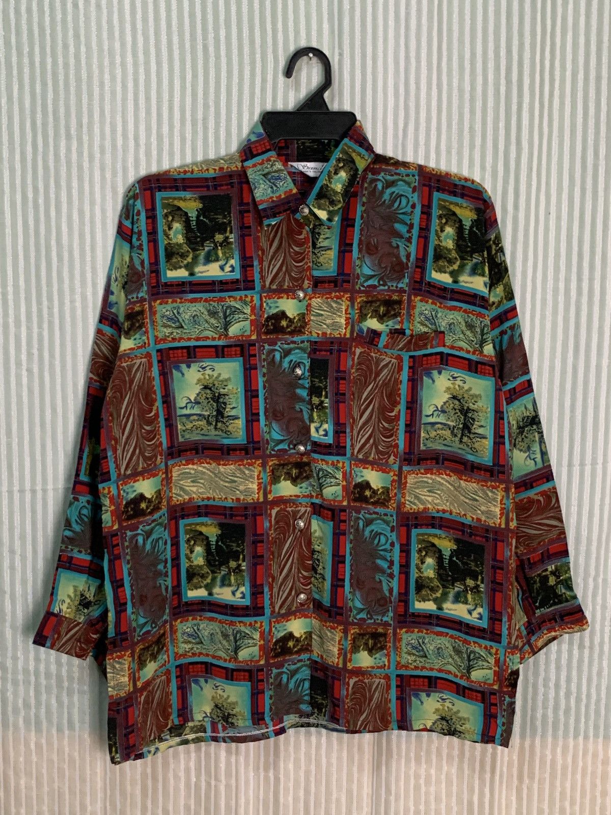 Sendra Rare Design Vintage Sandra Long Sleeve Blouse Size M / US 6-8 / IT 42-44 - 1 Thumbnail