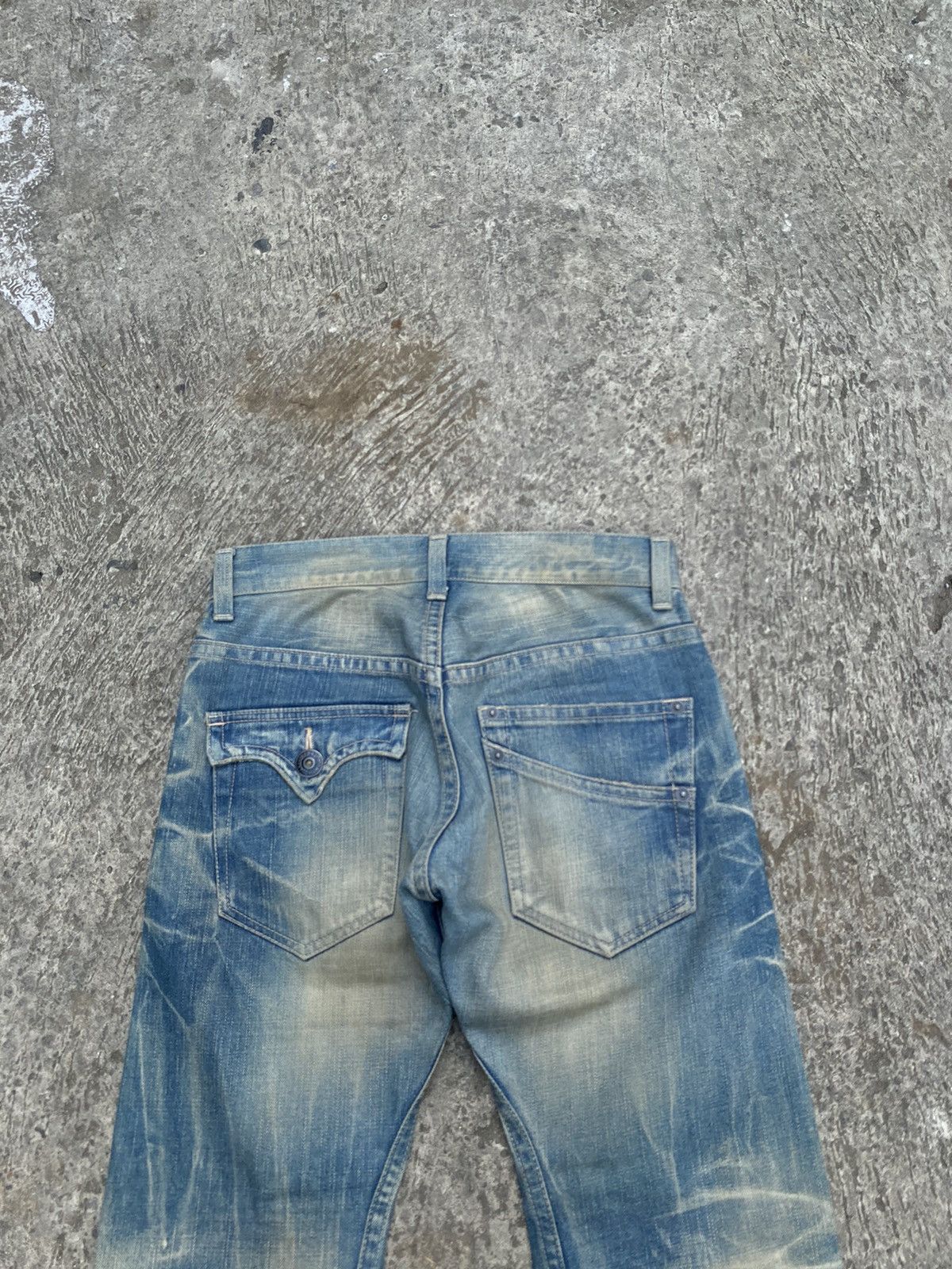If Six Was Nine × Japanese Brand × Le Grande Bleu (L.G.B.) Ratle trap bootcut denim pants Size US 30 / EU 46 - 4 Thumbnail
