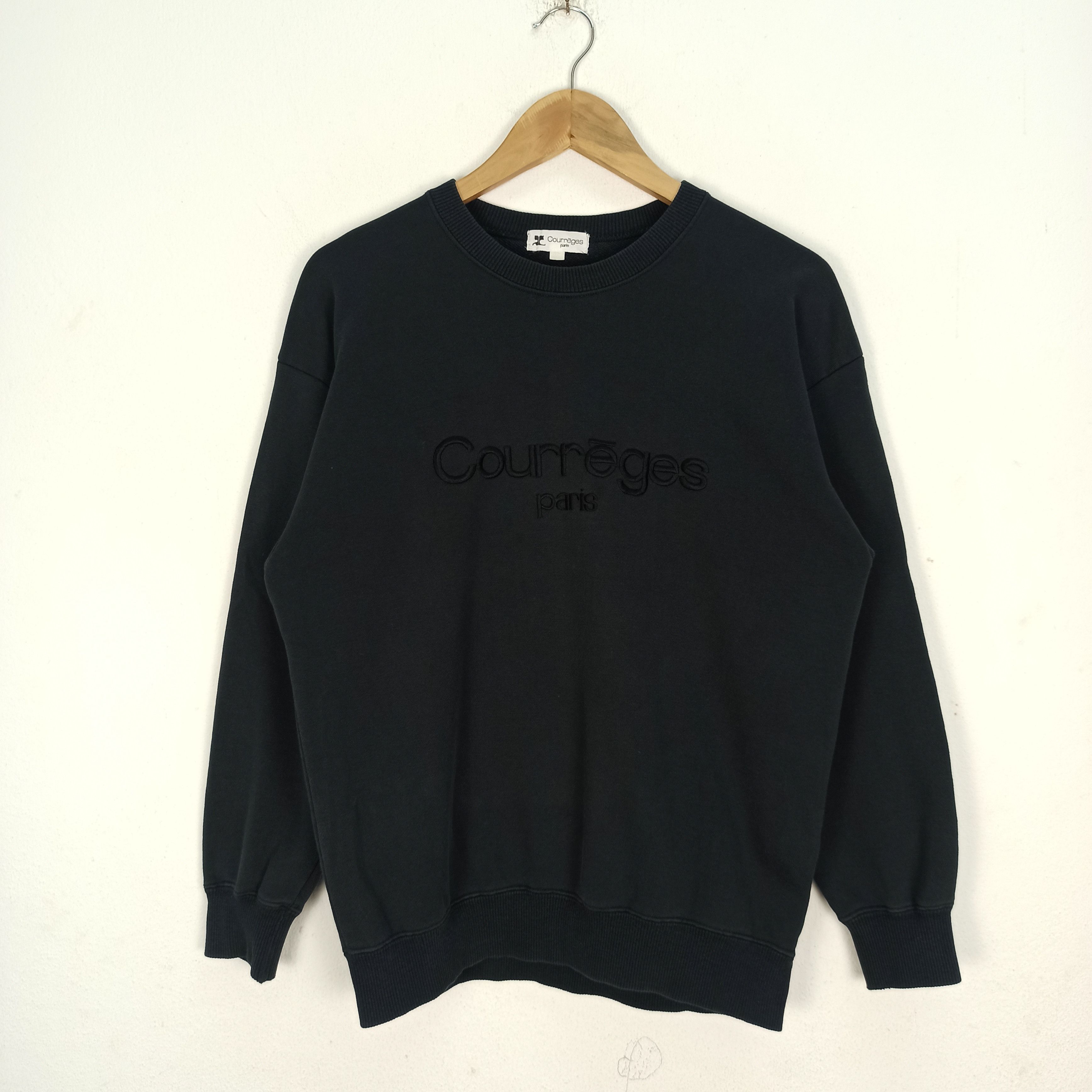Vintage Courreges Paris Big Logo Sweatshirt