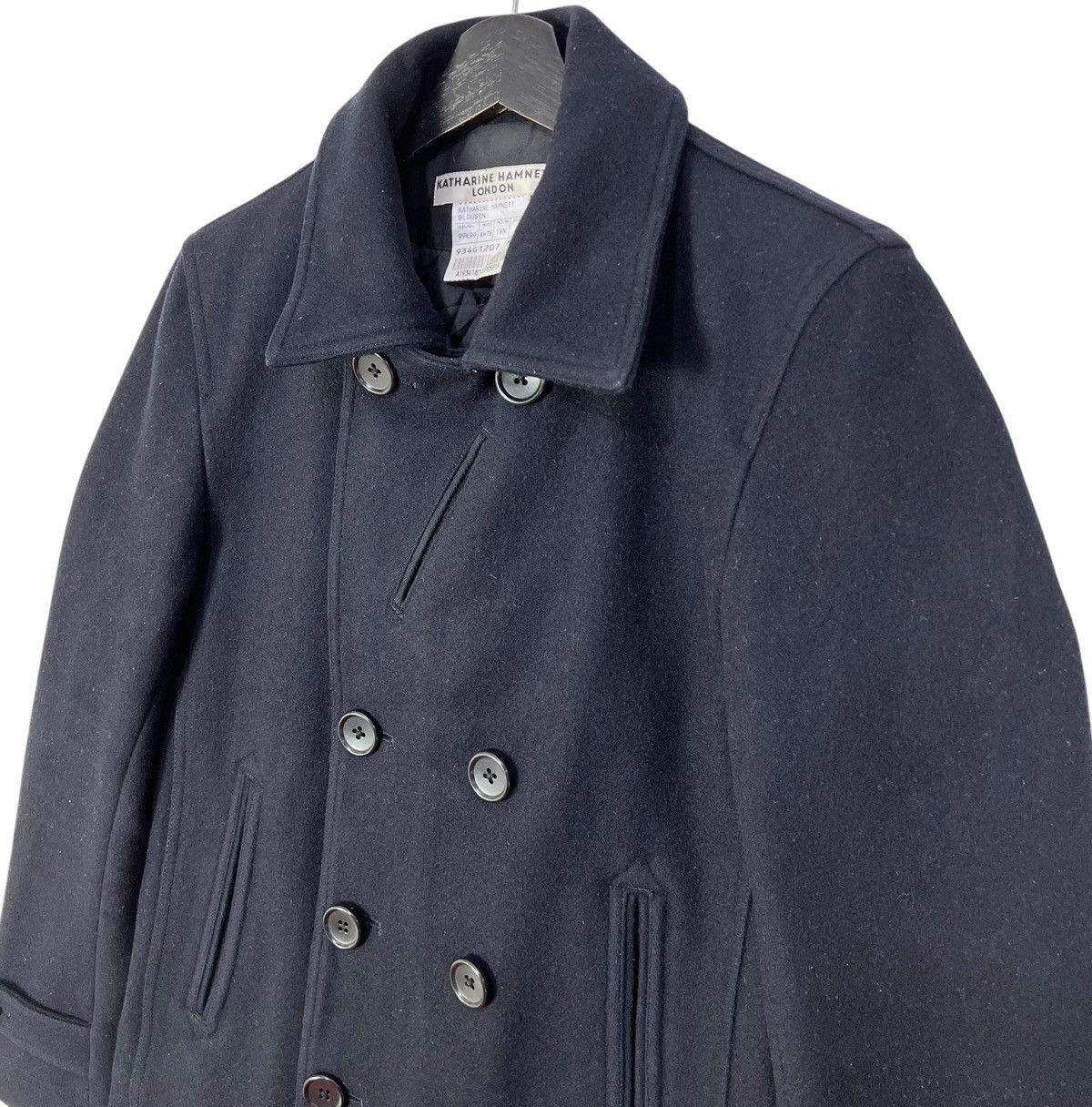 Designer × Katharine Hamnett London Katharine Hamnett London Blouson Women Wool Peacoat Size M / US 6-8 / IT 42-44 - 5 Thumbnail
