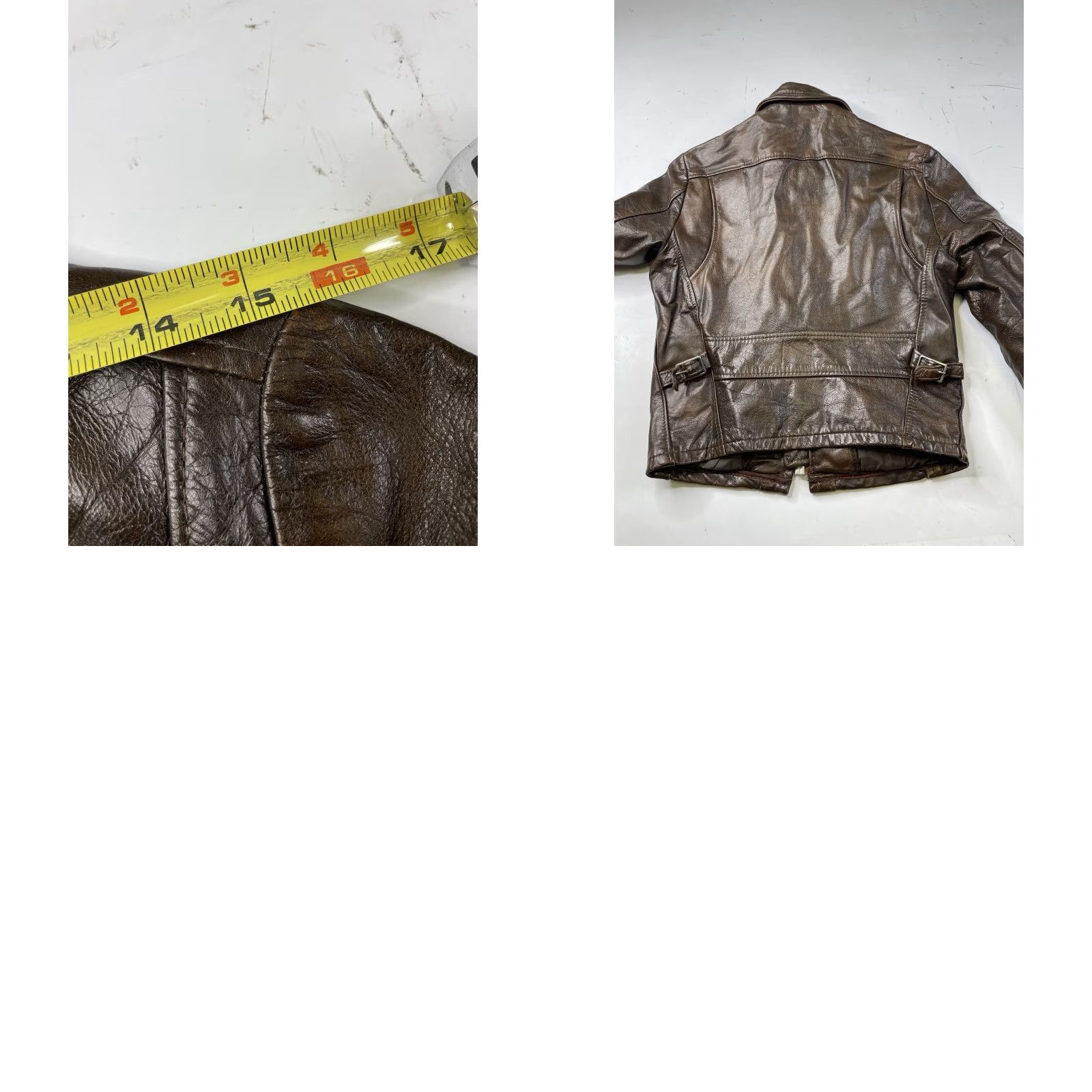 Vintage VINTAGE Lesco Motorcycle Jacket Brown Leather Zipper Womens Size 9 Size M / US 6-8 / IT 42-44 - 9 Thumbnail