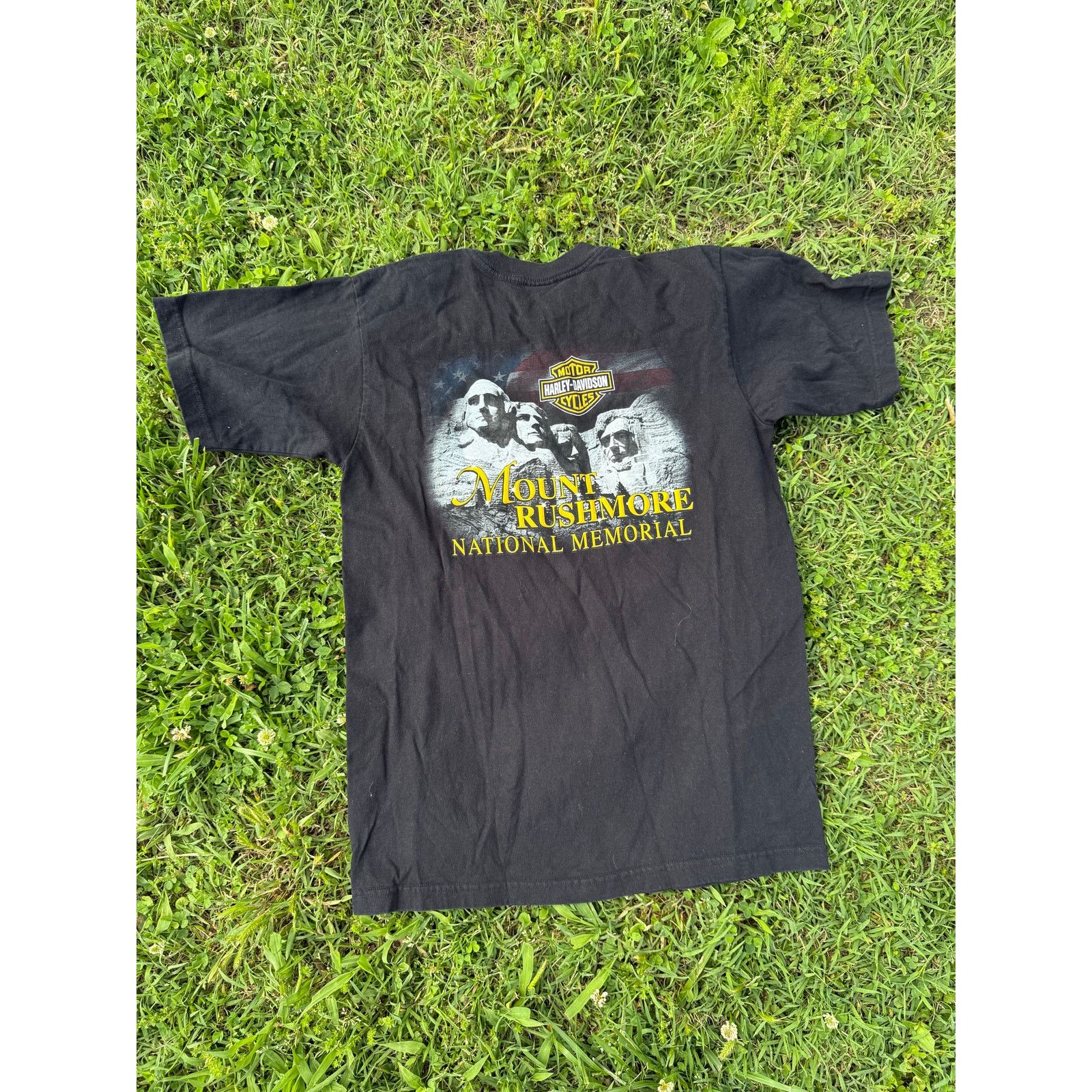 Harley Davidson 2006 Y2K Harley Davidson Mt. Rushmore Tee Large Size US L / EU 52-54 / 3 - 4 Thumbnail