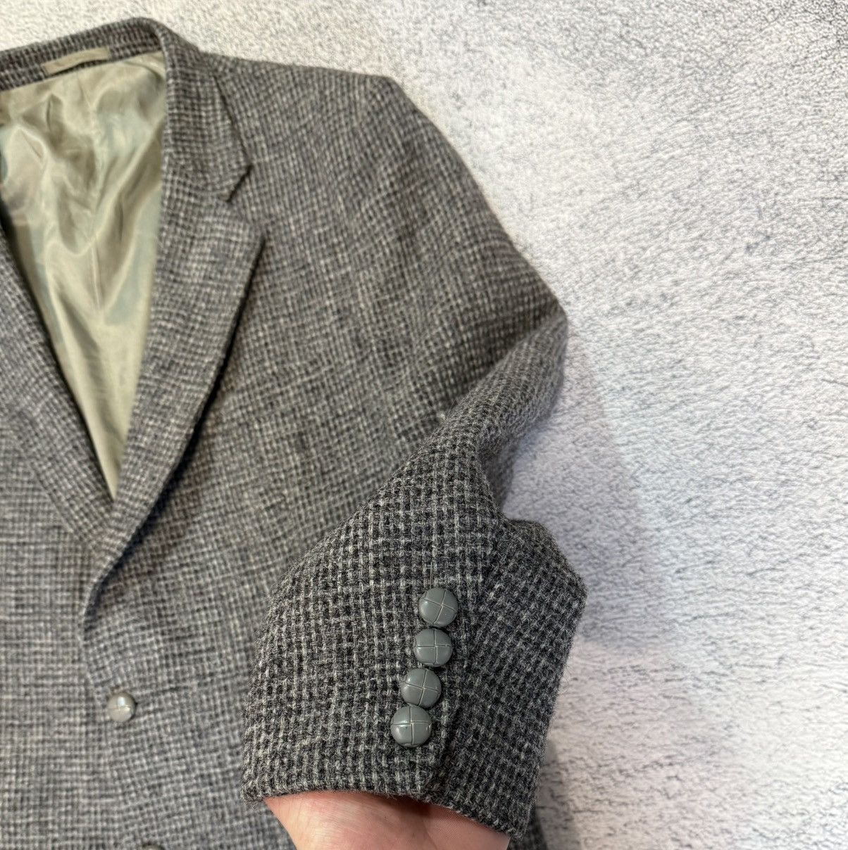 Harris Tweed Harris Tweed Blazer 100% Wool Scotland Jacket Mens L 42R Size 42R - 6 Thumbnail