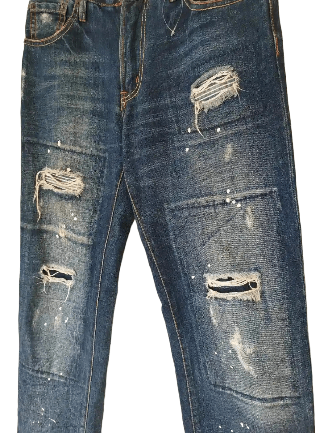 Japanese Brand Rageblue Distressed Denim Size US 31 - 2 Thumbnail