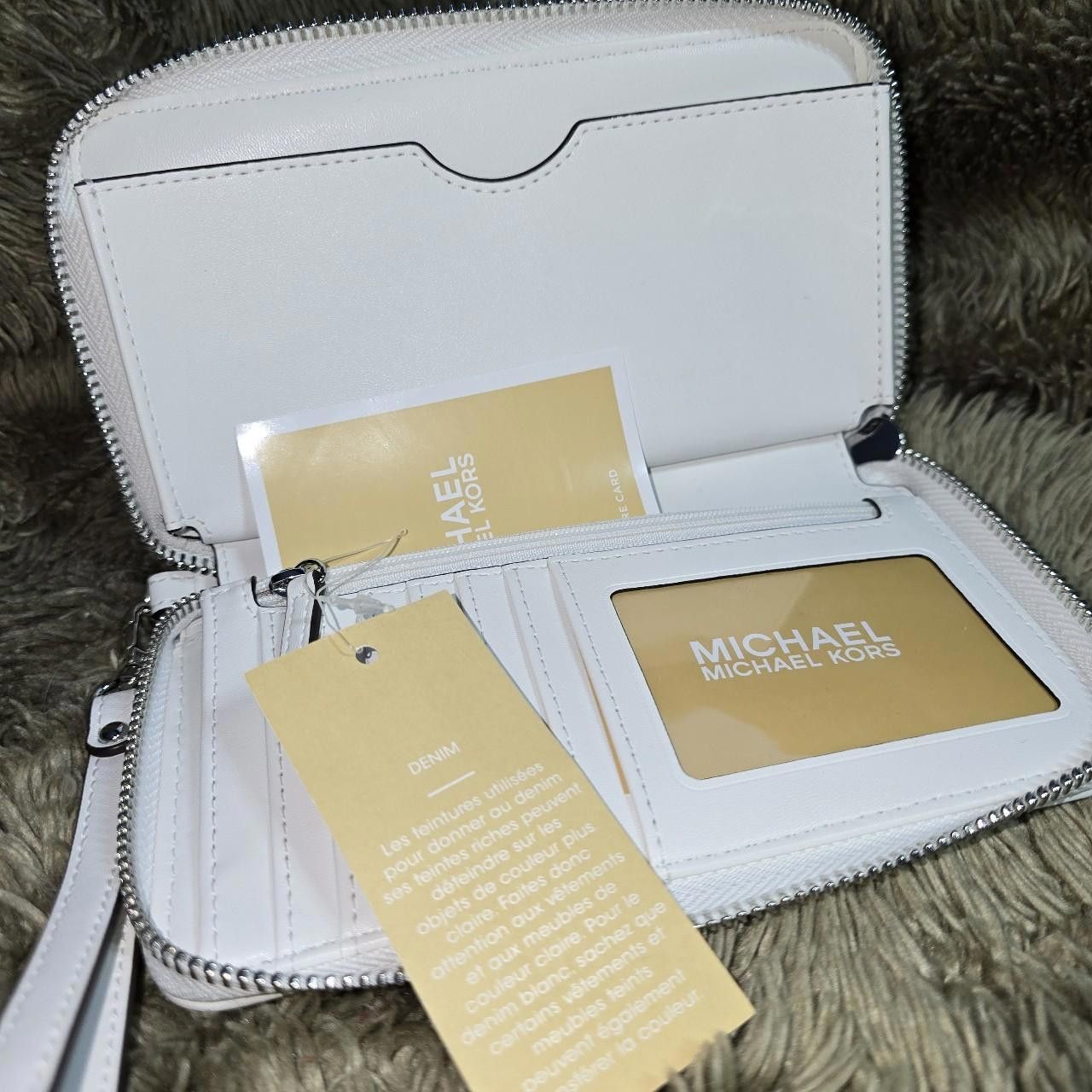 Michael Kors Jet Set Large Washed Denim Smartphone Wristlet Size ONE SIZE - 5 Thumbnail