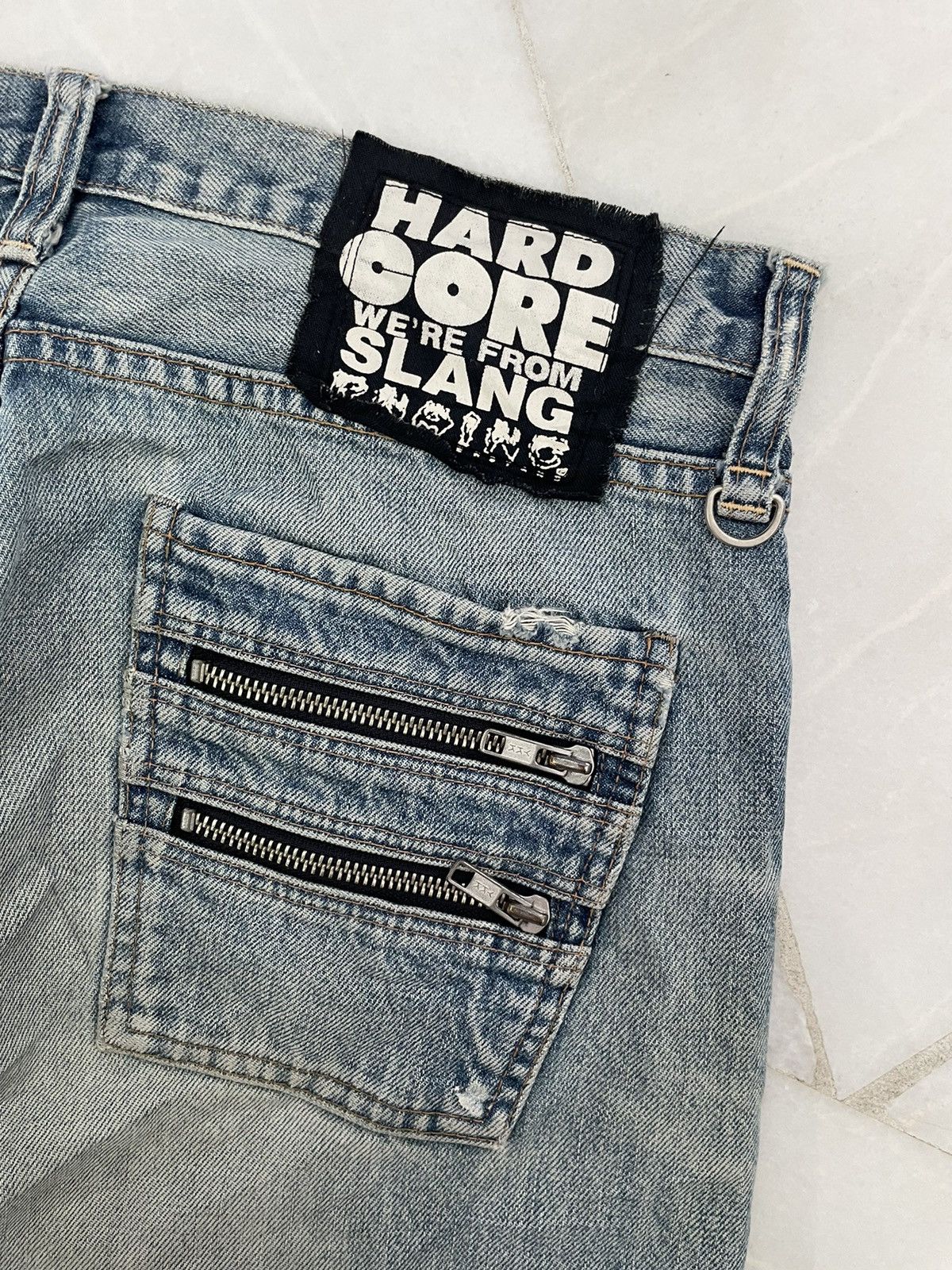 Number (N)ine Vintage RNA INC Multi Zipper inspired Number nine Jeans Size US 33 - 6 Thumbnail