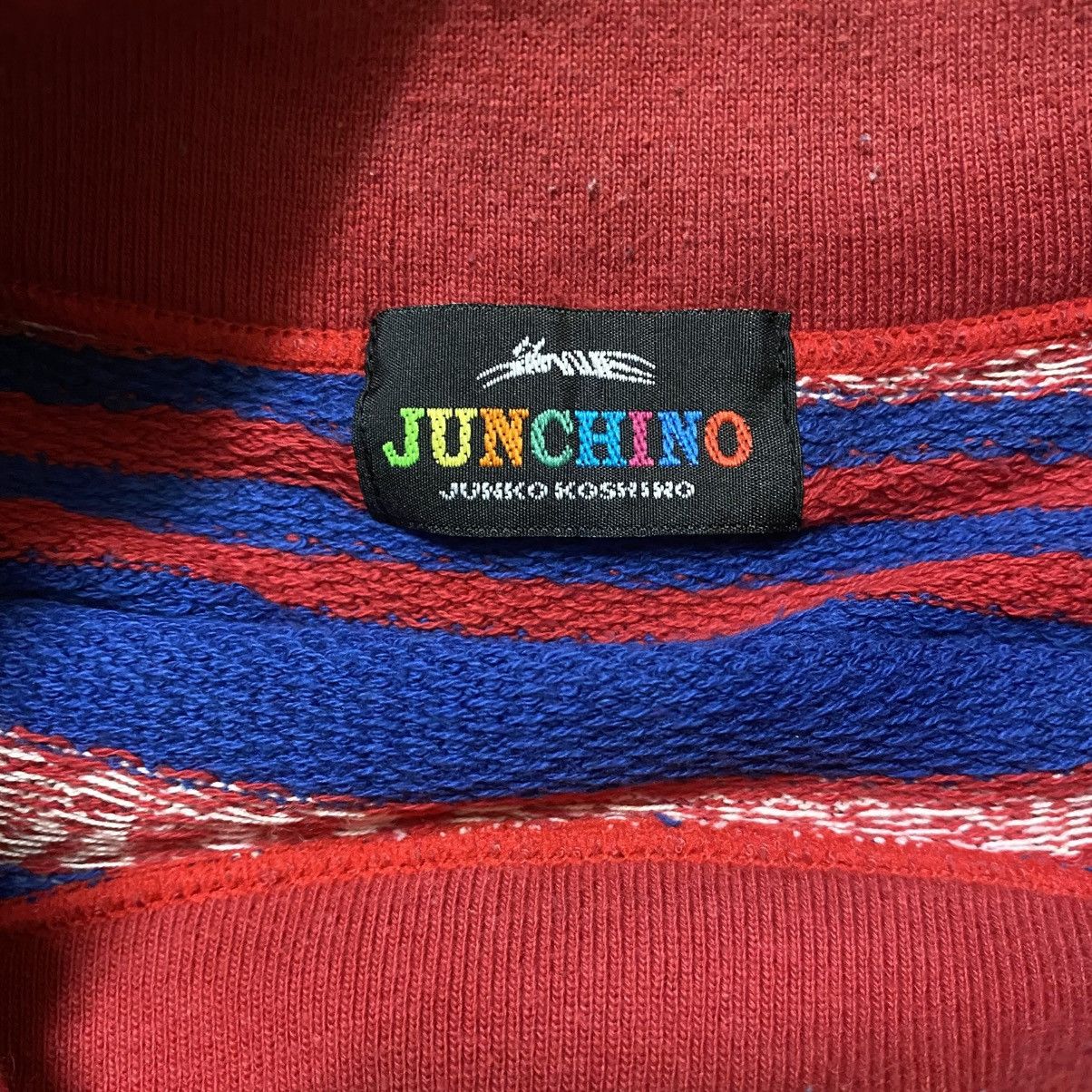 Designer × Mr. Junko × Vintage Vintage Junchino Junko Koshino Striped Sweatshirts Size US L / EU 52-54 / 3 - 9 Thumbnail