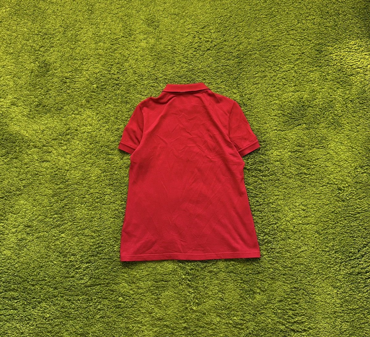 Burberry × Designer Burberry Brit red polo t-shirt Size M / US 6-8 / IT 42-44 - 2 Thumbnail