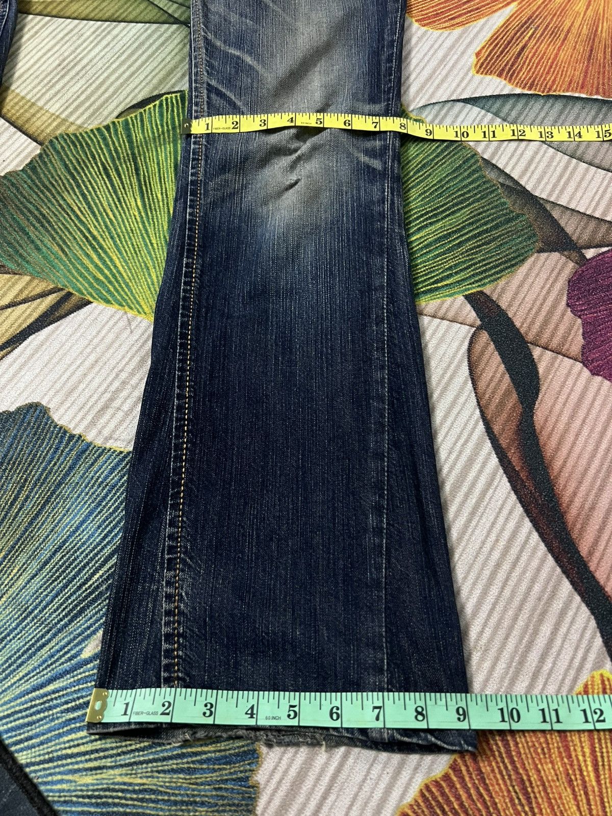 Edwin 💥Flare💥Vintage Edwin XVS Buffalo Head Distress Jean Size US 30 / EU 46 - 6 Thumbnail