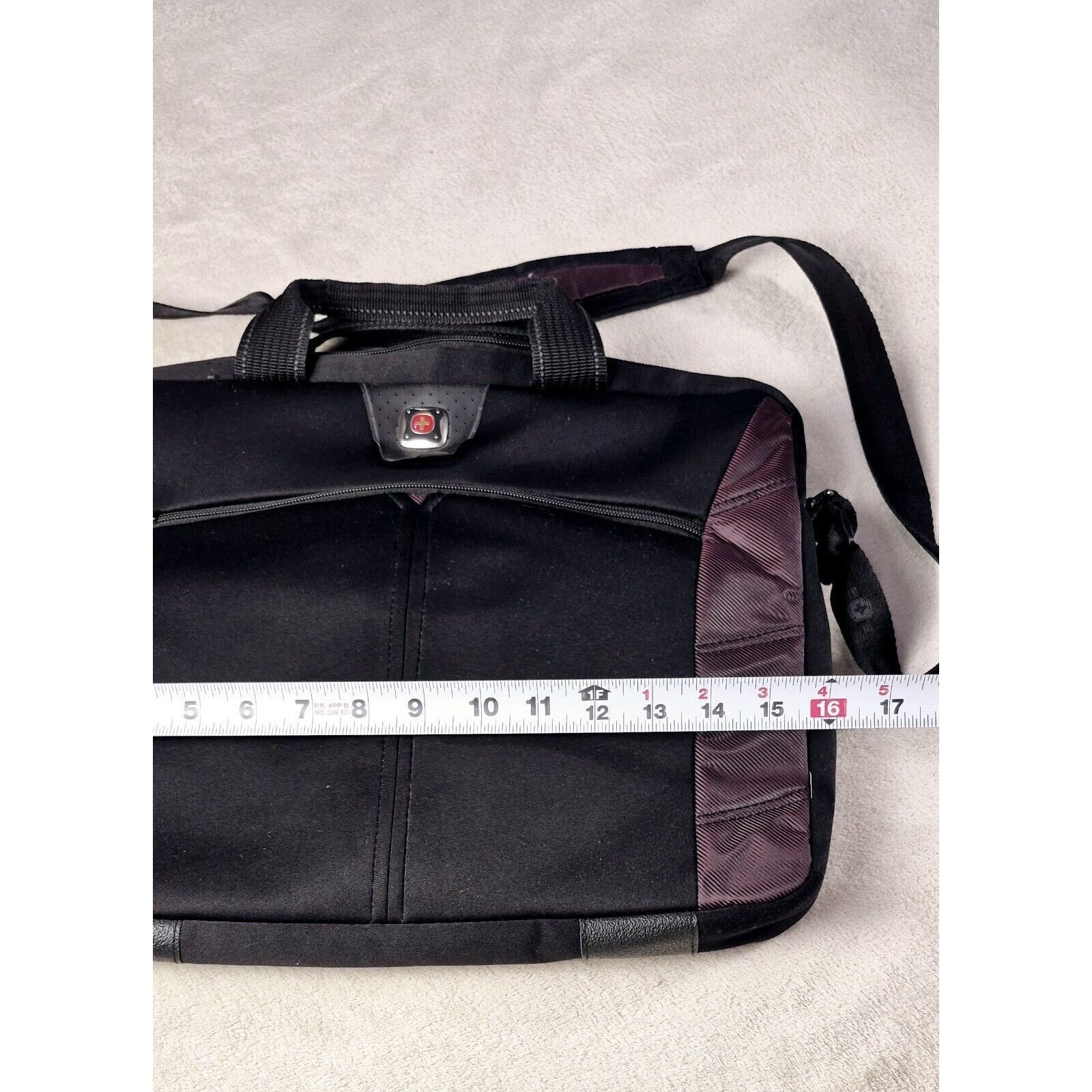 Swissgear Swiss Gear Wenger laptop bag briefcase shoulder 18x13 black Size ONE SIZE - 11 Thumbnail