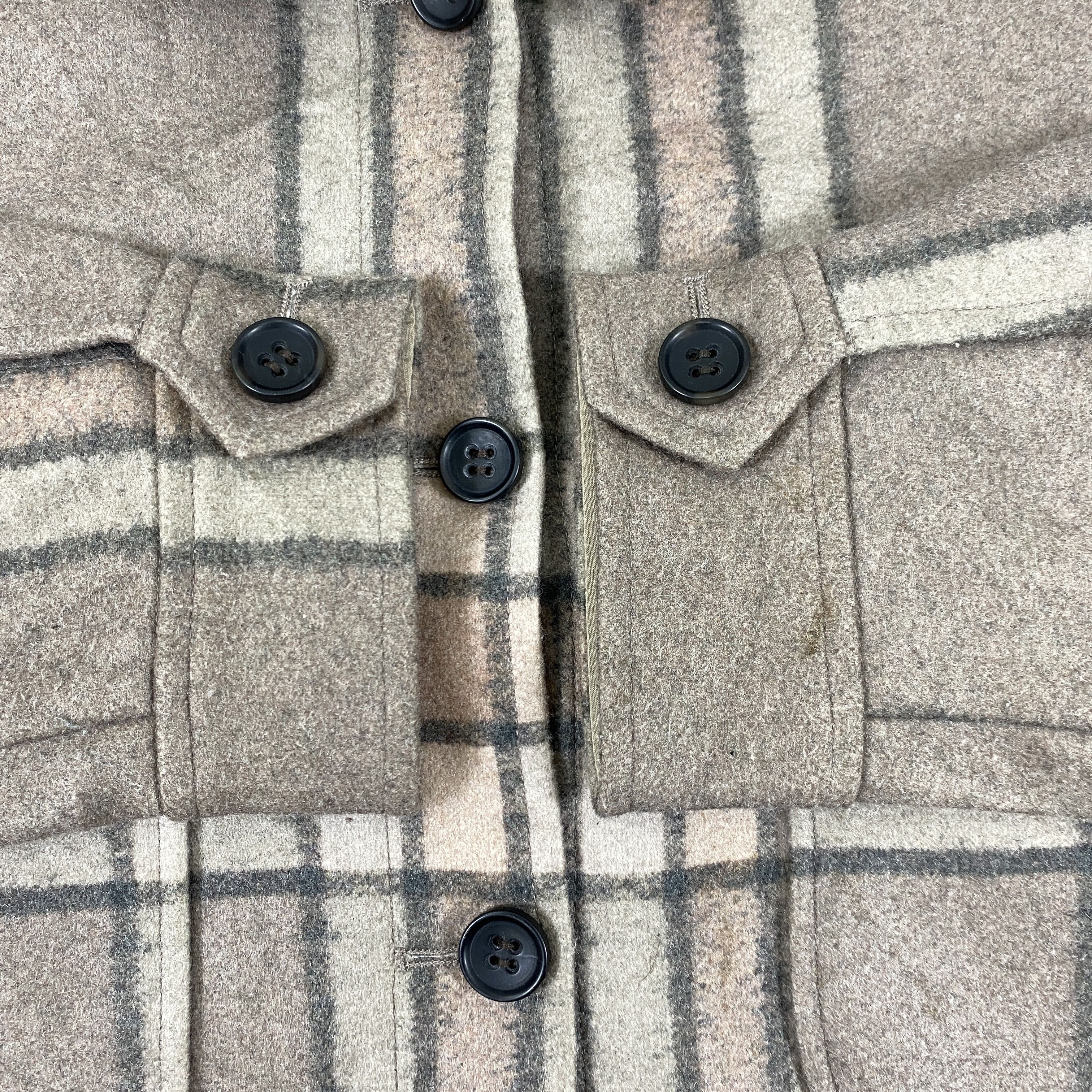Japanese Brand Japanese Brand Flannel Wool Button Jacket -J188 Size US L / EU 52-54 / 3 - 8 Thumbnail