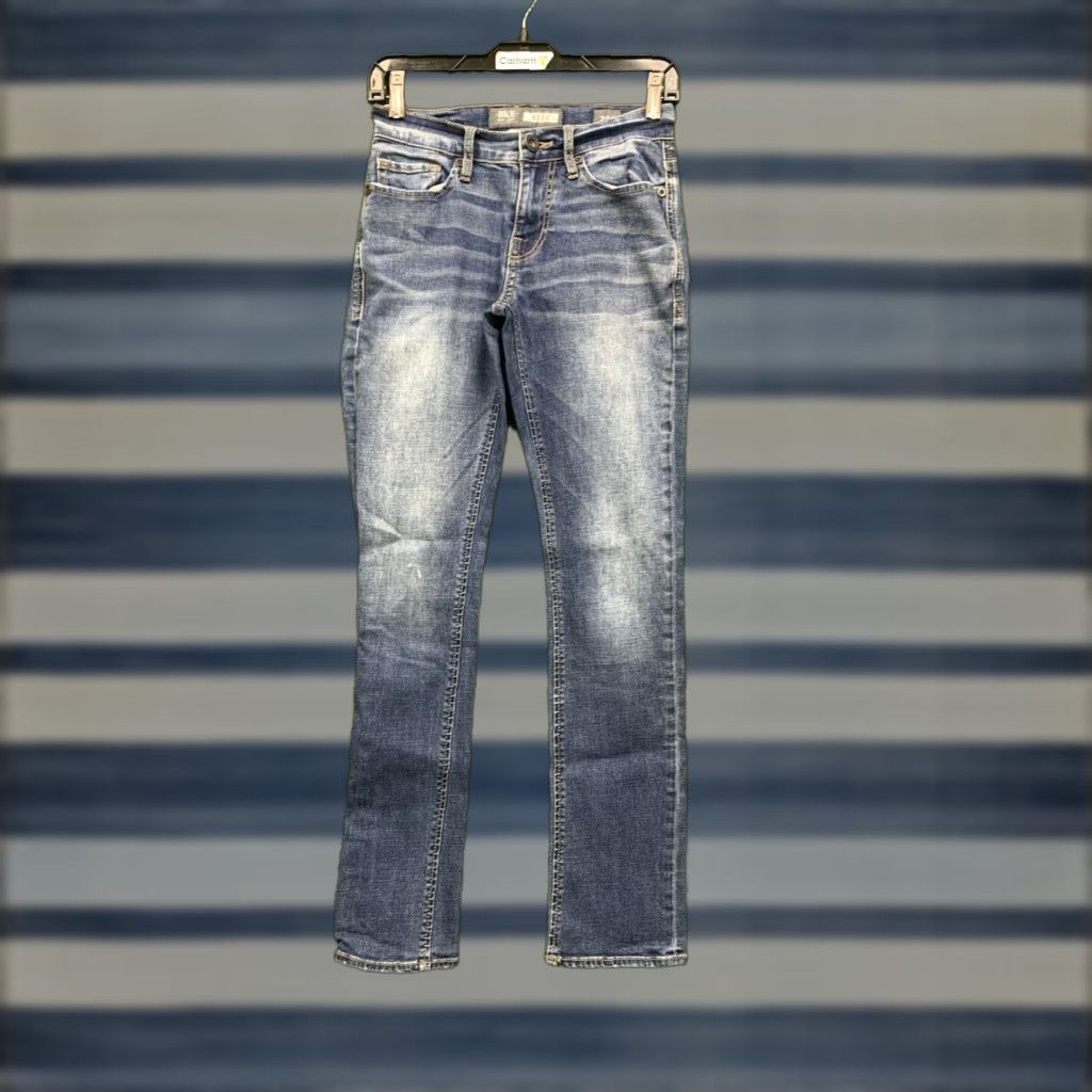 Vintage BKE Buckle Jeans Mens 27 Regular Straight Leg Medium Wash Blue Grunge Rock Size US 27 - 1 Thumbnail