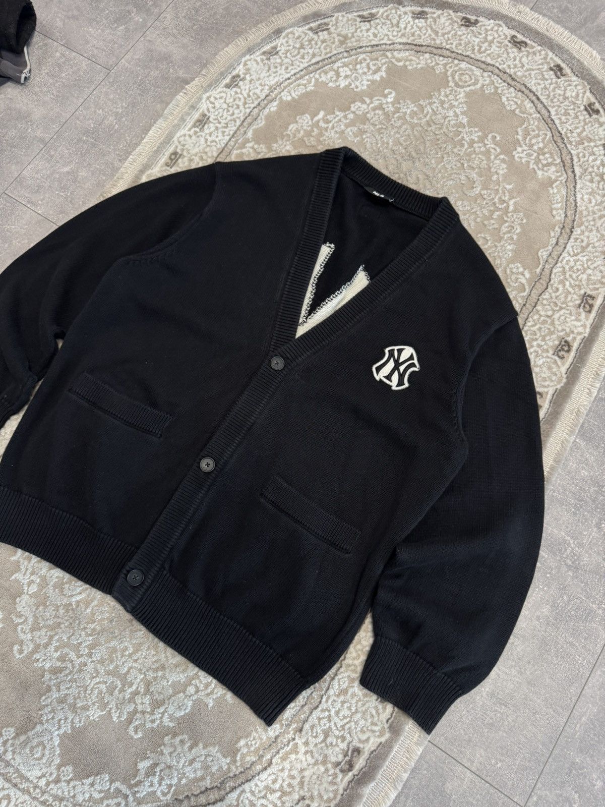 New York Yankees Vintage MLB New York Yankees Kith Style Y2K Cardigan Sweater Size US XL / EU 56 / 4 - 3 Thumbnail