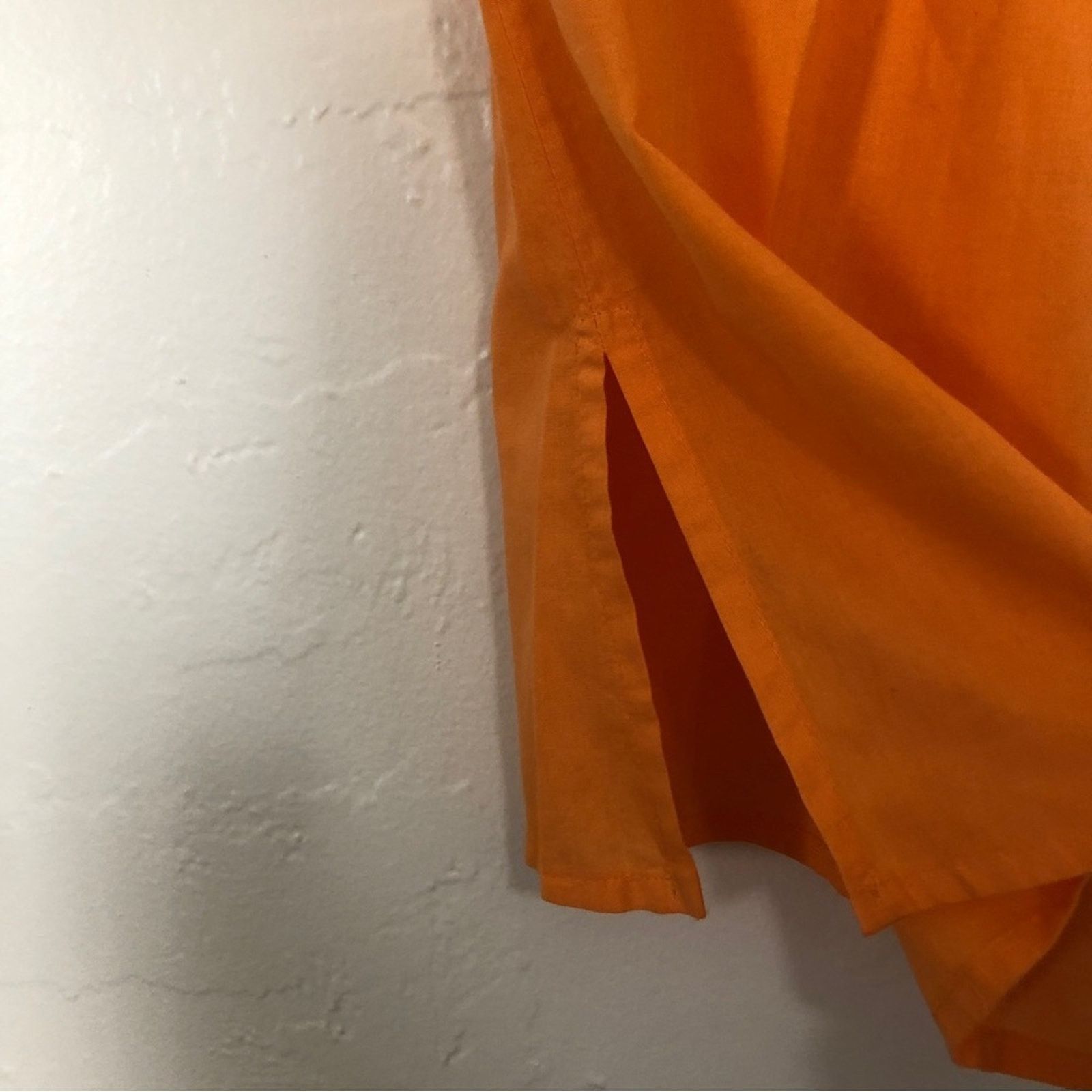 Other Ruby n Style Orange Cotton Embroidered Short Sleeve Blouse Size XL / US 12-14 / IT 48-50 - 6 Thumbnail