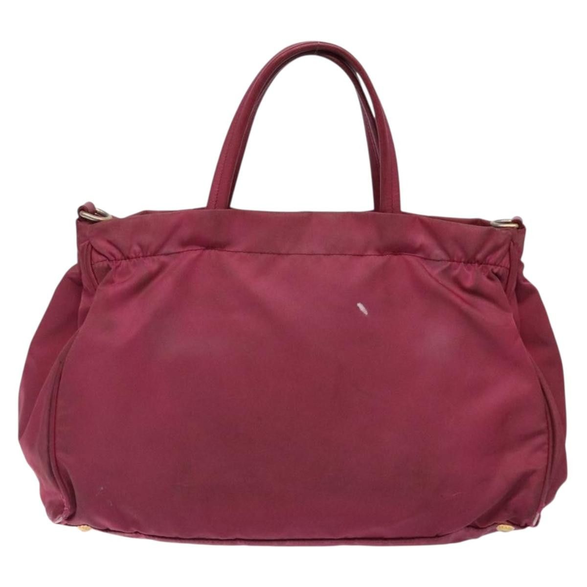 Prada PRADA Hand Bag Nylon Pink Gold Size ONE SIZE - 3 Thumbnail