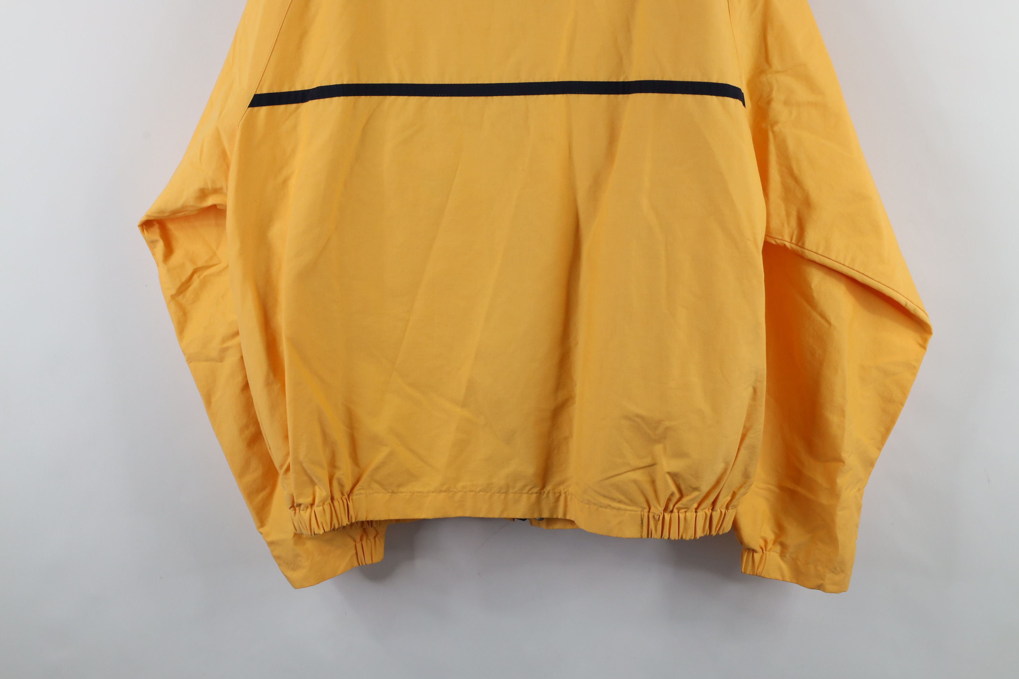 Nautica × Vintage Vintage 90s Nautica Sailing Hooded Windbreaker Jacket Yellow Size US L / EU 52-54 / 3 - 19 Thumbnail