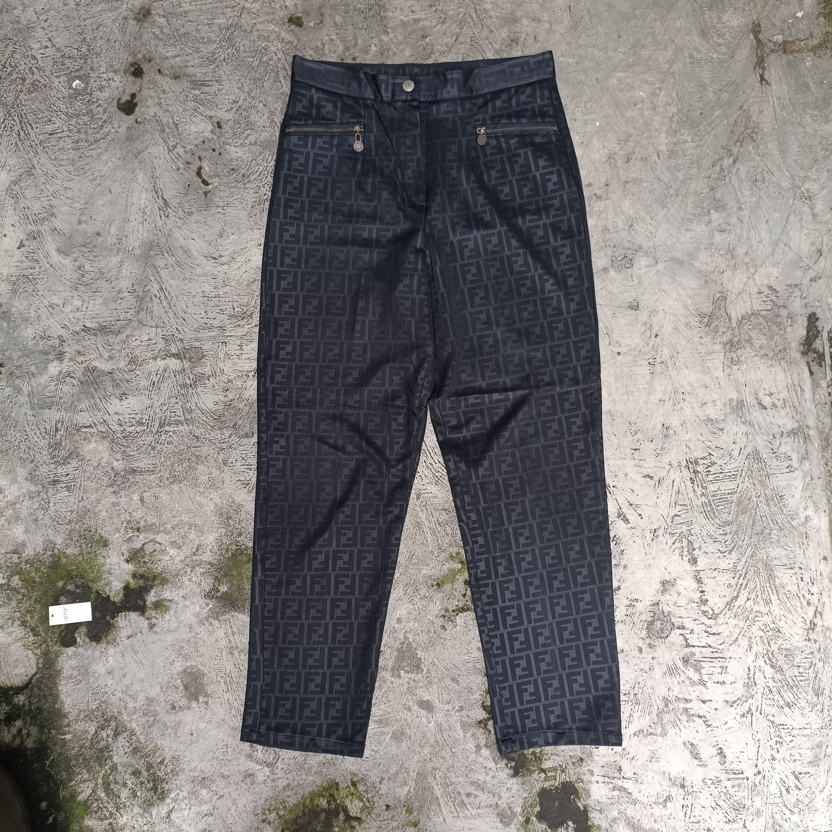 Fendi Vintage Fendi Monogram Pants Size 30" / US 8 / IT 44 - 1 Thumbnail