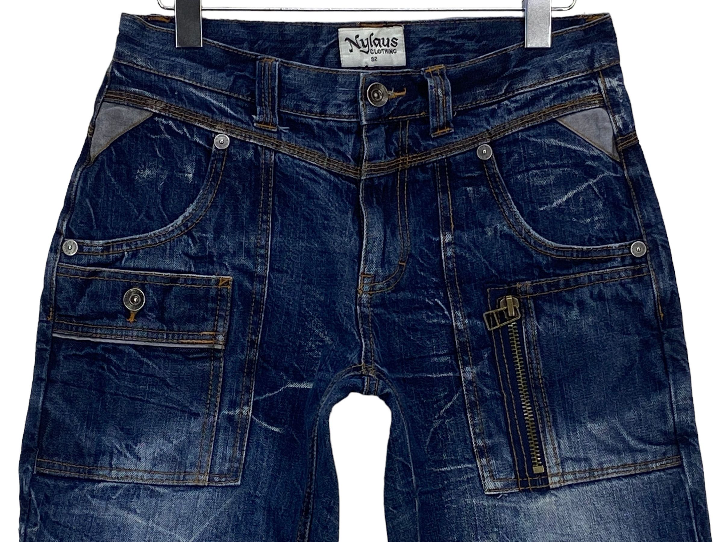 Japanese Brand Nylaus Baker Pocket Jeans Size US 29 - 3 Thumbnail