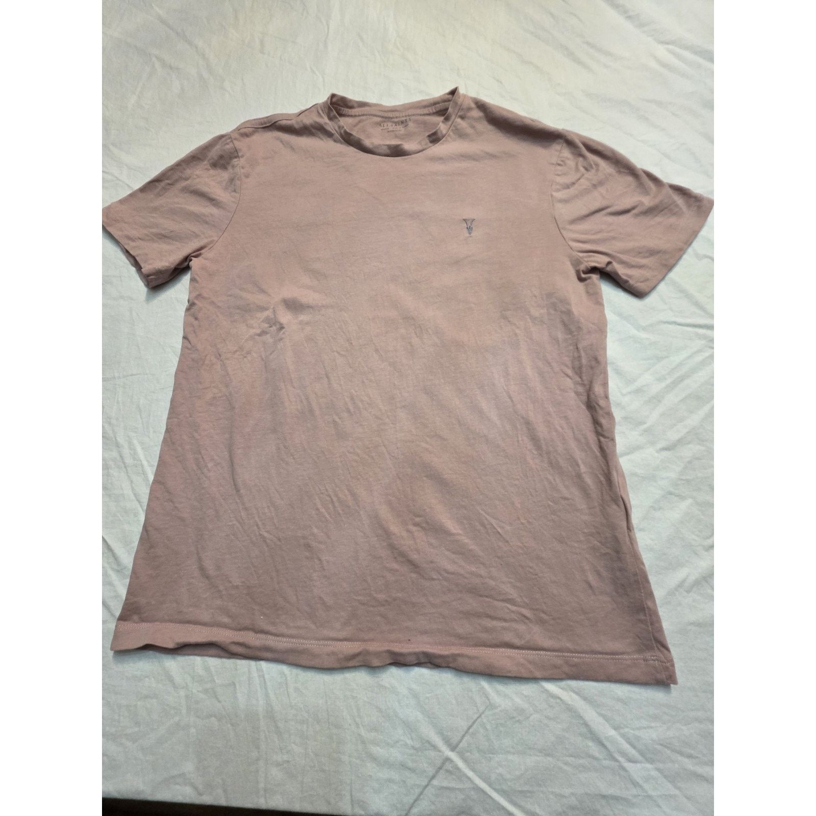 Allsaints All Saints Men's Size Medium Short Sleeve Beige T-Shirt Size US M / EU 48-50 / 2 - 1 Thumbnail