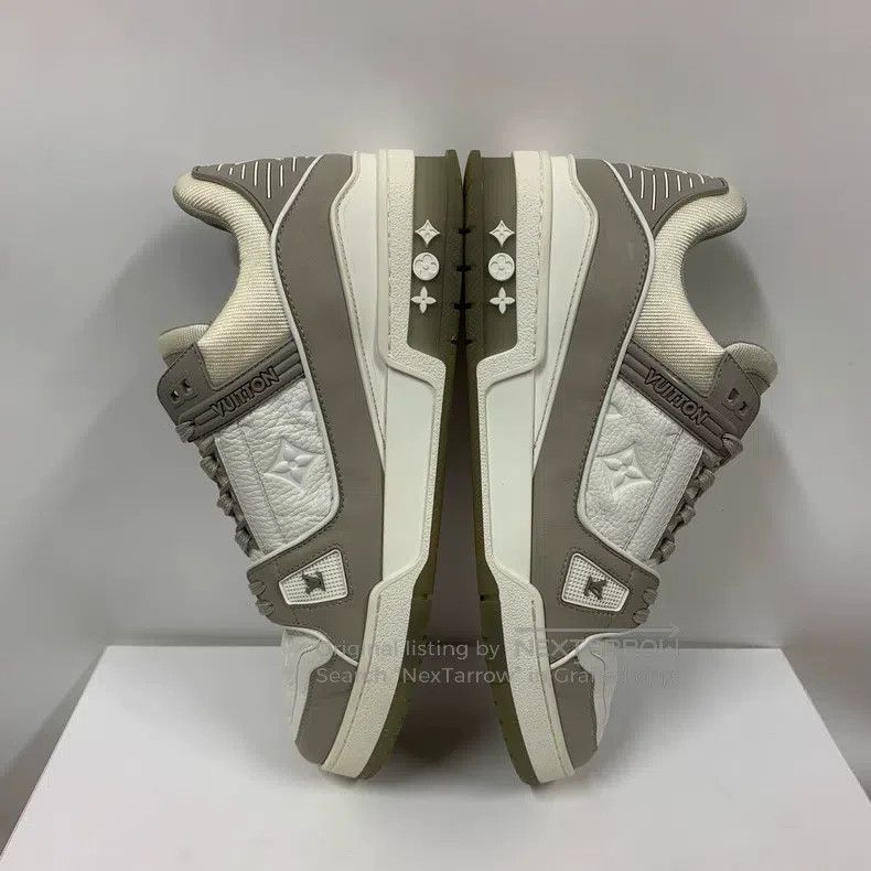 Louis Vuitton Louis Vuitton Trainer Classic Off-White Printed Board Shoe Size US 7.5 / EU 40-41 - 2 Thumbnail