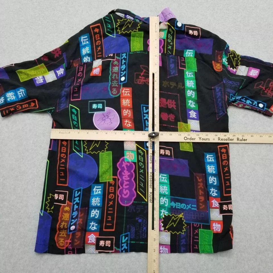 Pull & Bear Pull & Bear Shirt Mens Small Button Up Neon Lights Signs Size US S / EU 44-46 / 1 - 9 Thumbnail