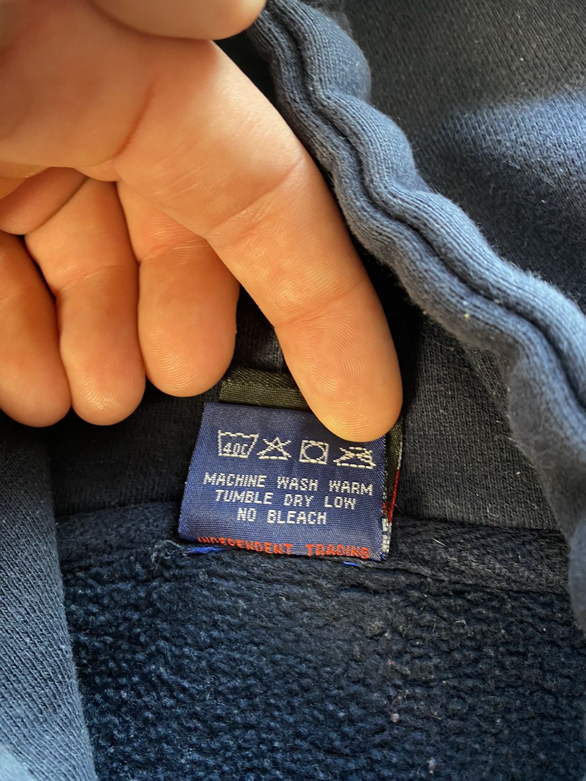 Flip Skateboards × Hook-Ups Vintage Y2K Flip Skateboarding Big Centre Logo Blue Hoodie Size US M / EU 48-50 / 2 - 9 Thumbnail