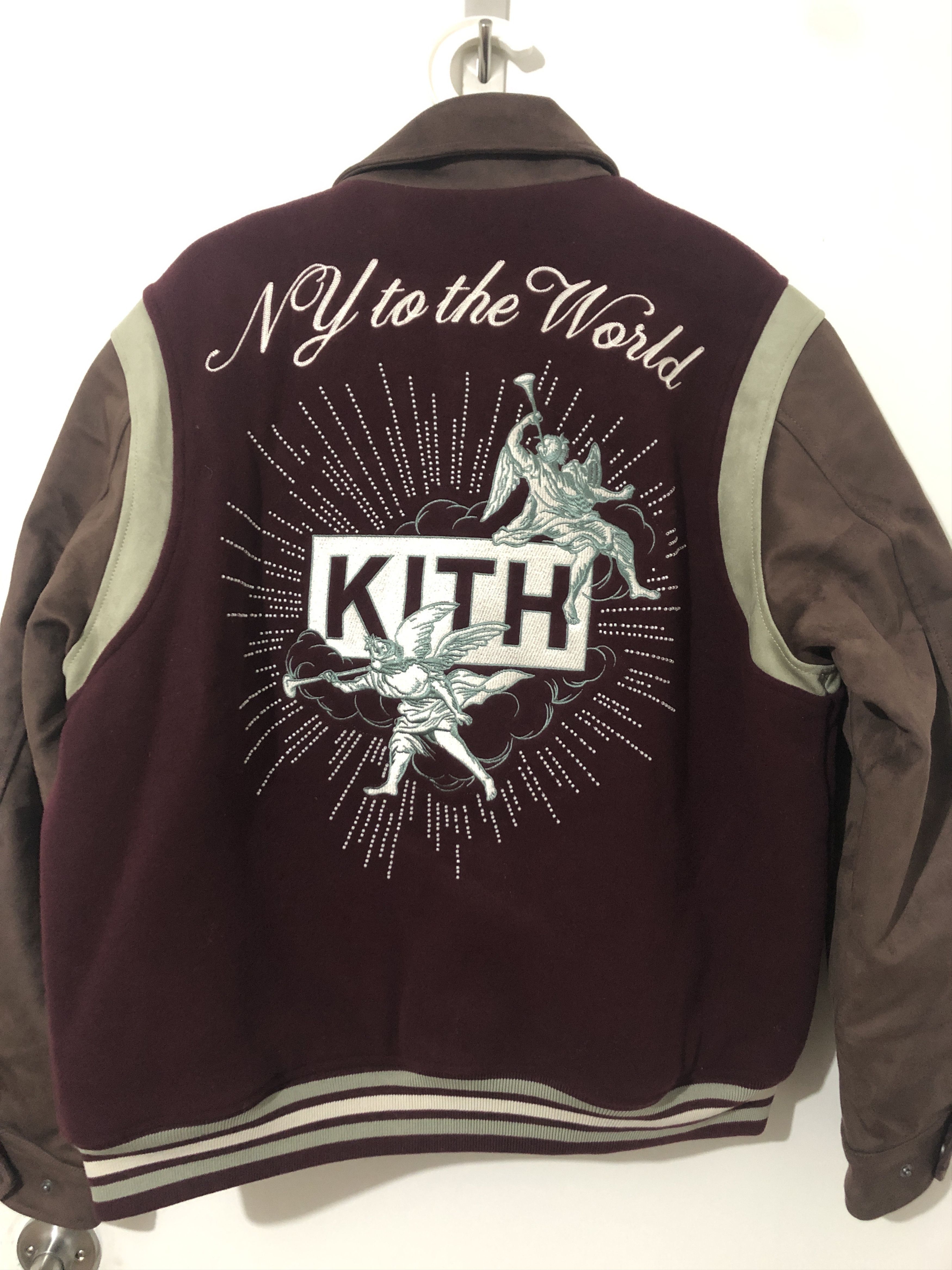 Kith Kith Wool & Microsuede Varsity Jacket Size US M / EU 48-50 / 2 - 13 Thumbnail