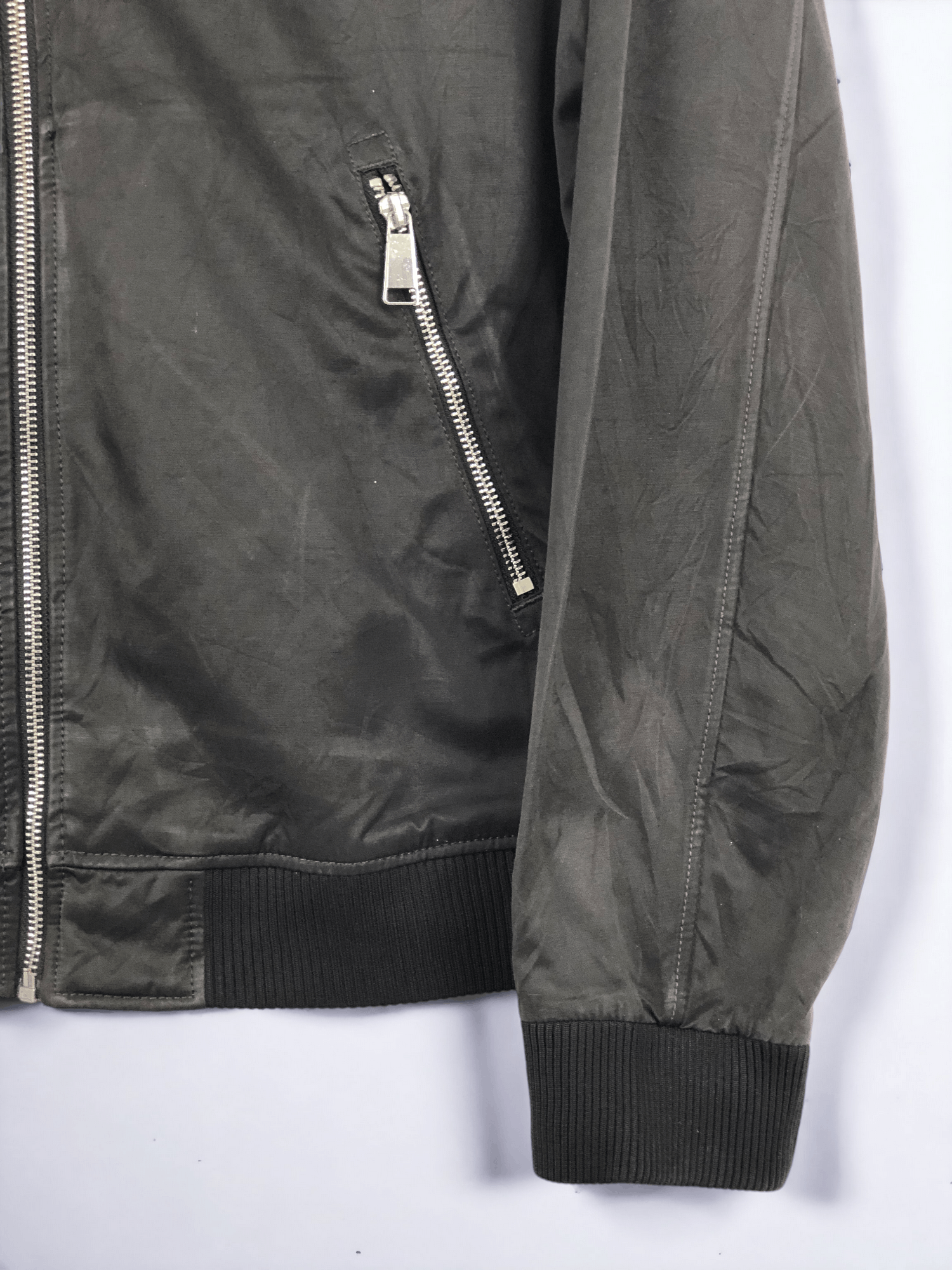 H&M H&M Bomber Zipper Ups Denim Jacket Black Size US M / EU 48-50 / 2 - 8 Thumbnail