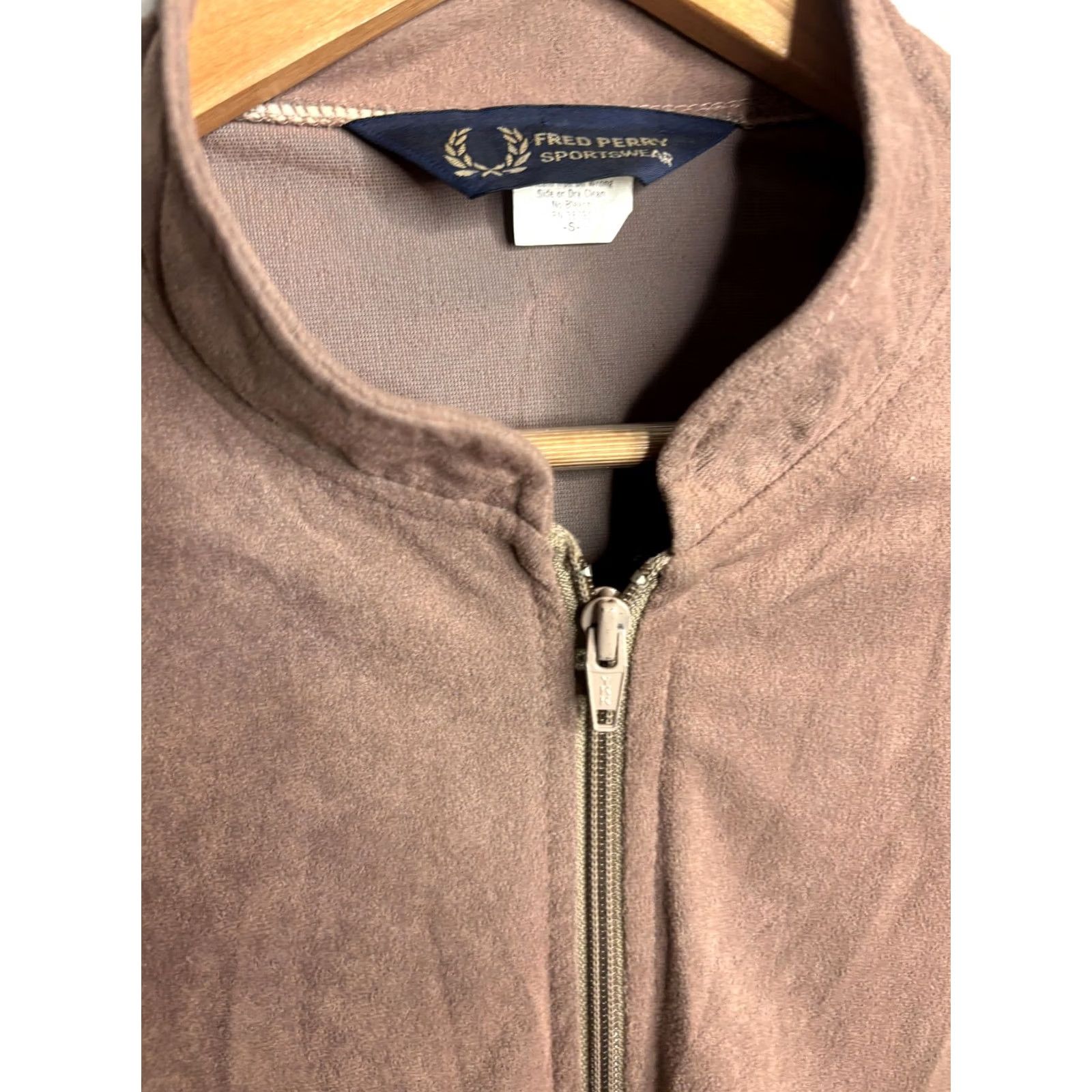 Fred Perry Fred Perry Track Jacket Mens Small Brown Sportswear Full Zip Lined Size US S / EU 44-46 / 1 - 3 Thumbnail