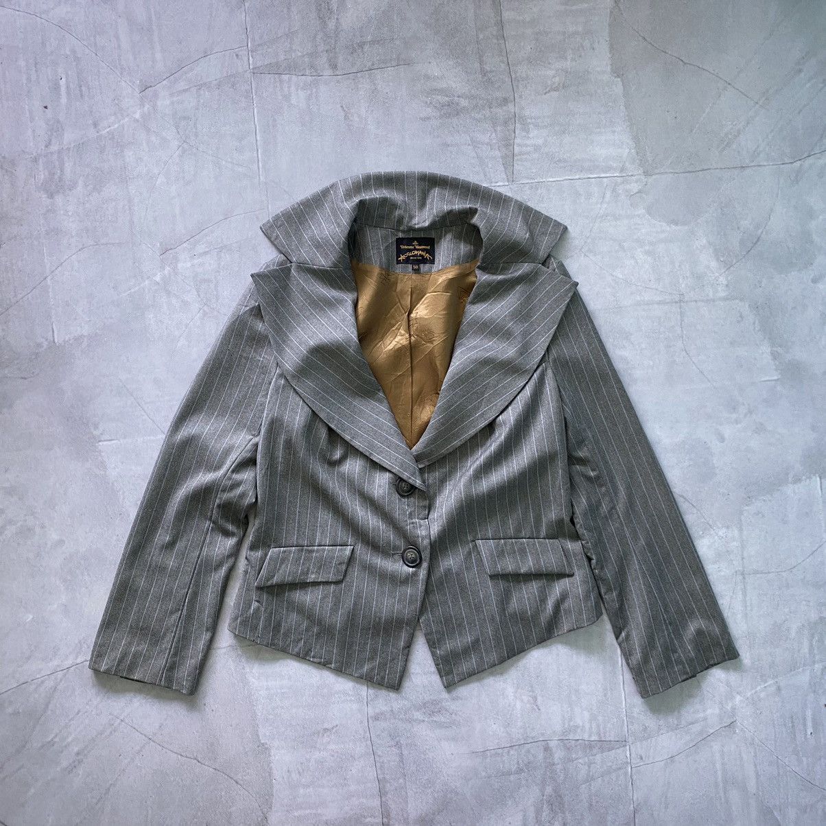 Vivienne Westwood Vivienne Westwood Anglomania Distressed Wool Plaid Blazer Size XL / US 12-14 / IT 48-50 - 1 Thumbnail