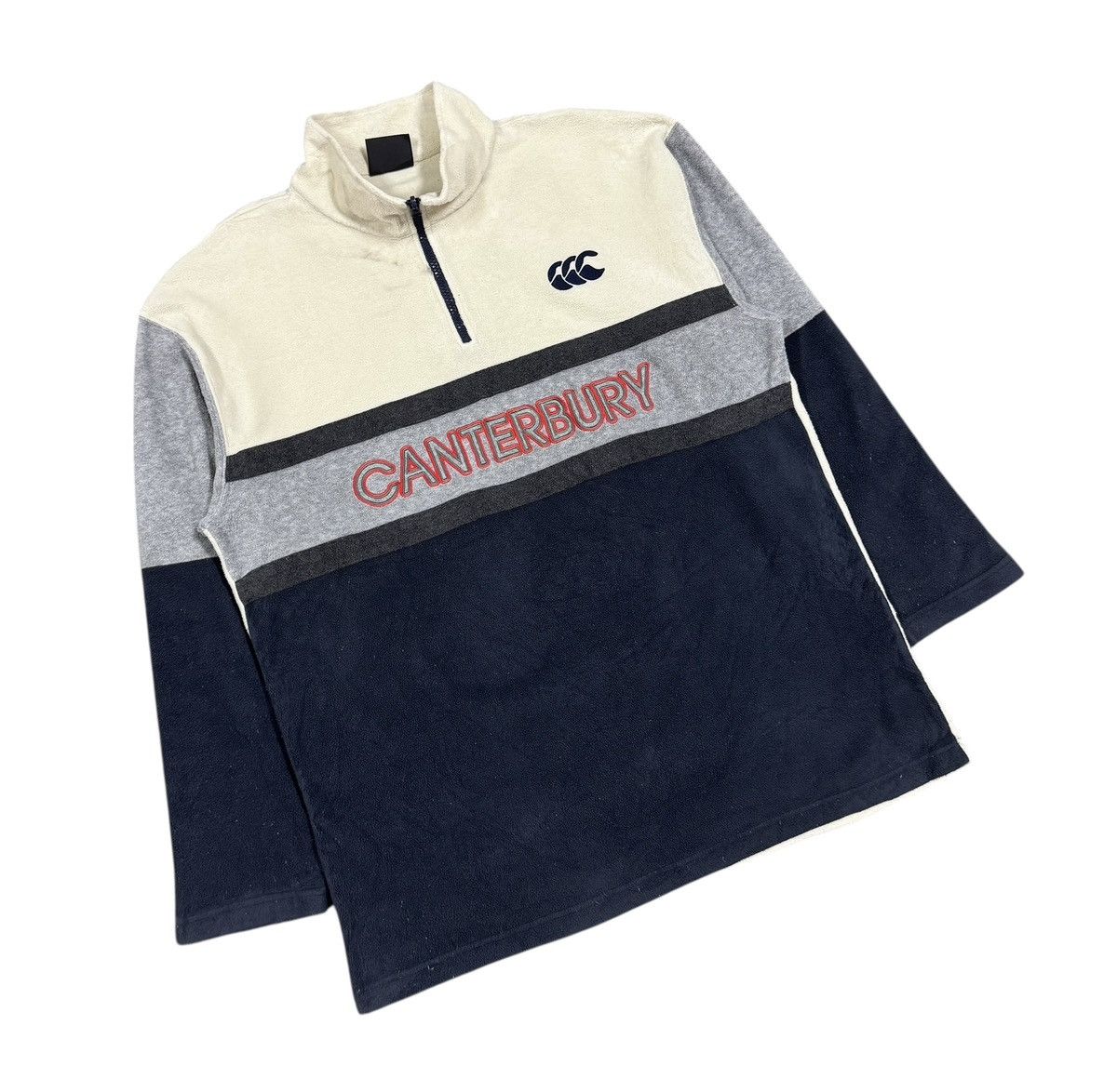 Canterbury of New Zealand Vtg🔥Canterburry Of New Zealand 3/4 Zip Pullover Fleece Size US XL / EU 56 / 4 - 6 Thumbnail