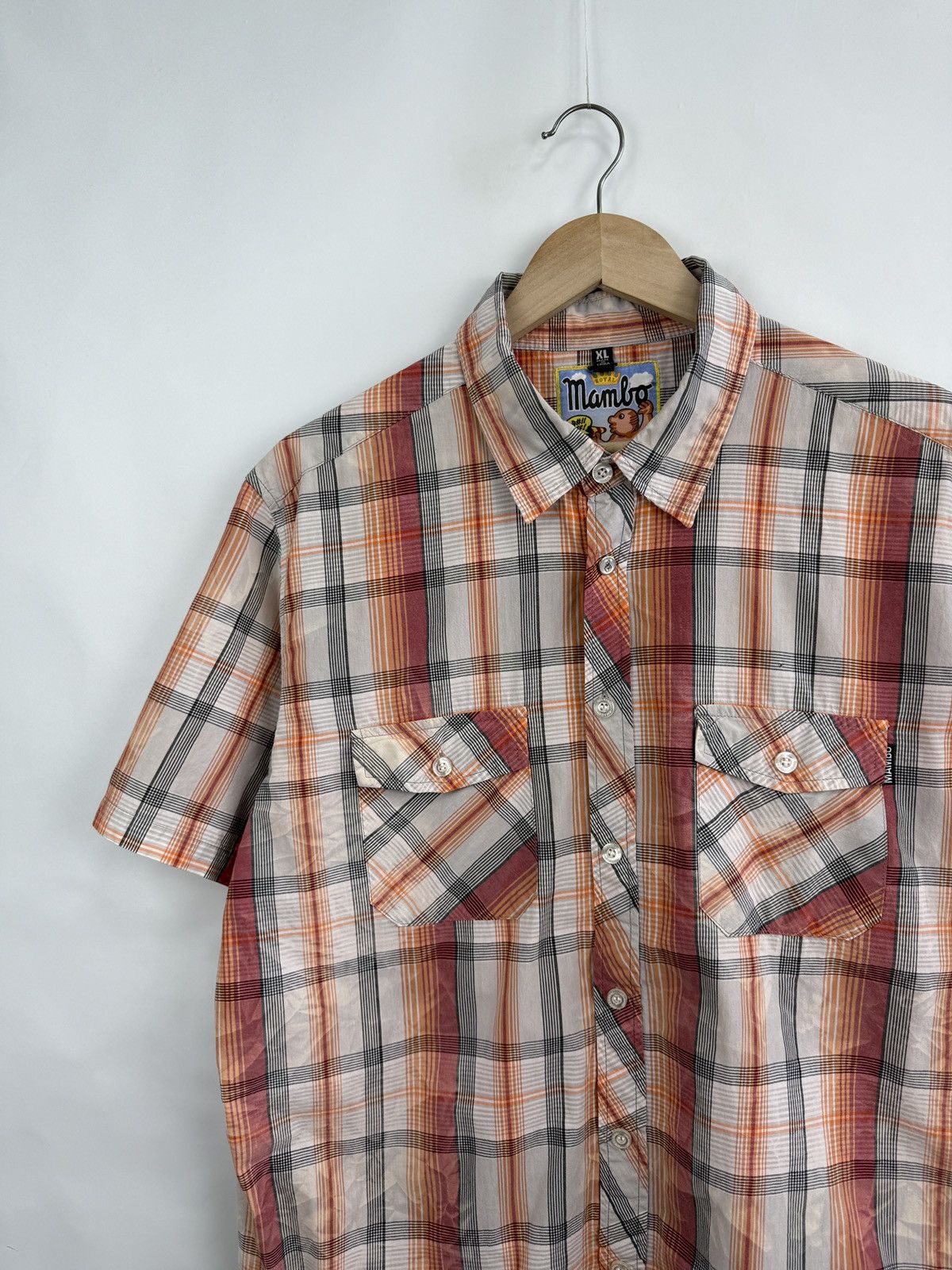 Mambo 🇺🇸 Vintage Y2K Mambo Loud Shirt Surfing Hawaiian Retro Size US XL / EU 56 / 4 - 2 Thumbnail