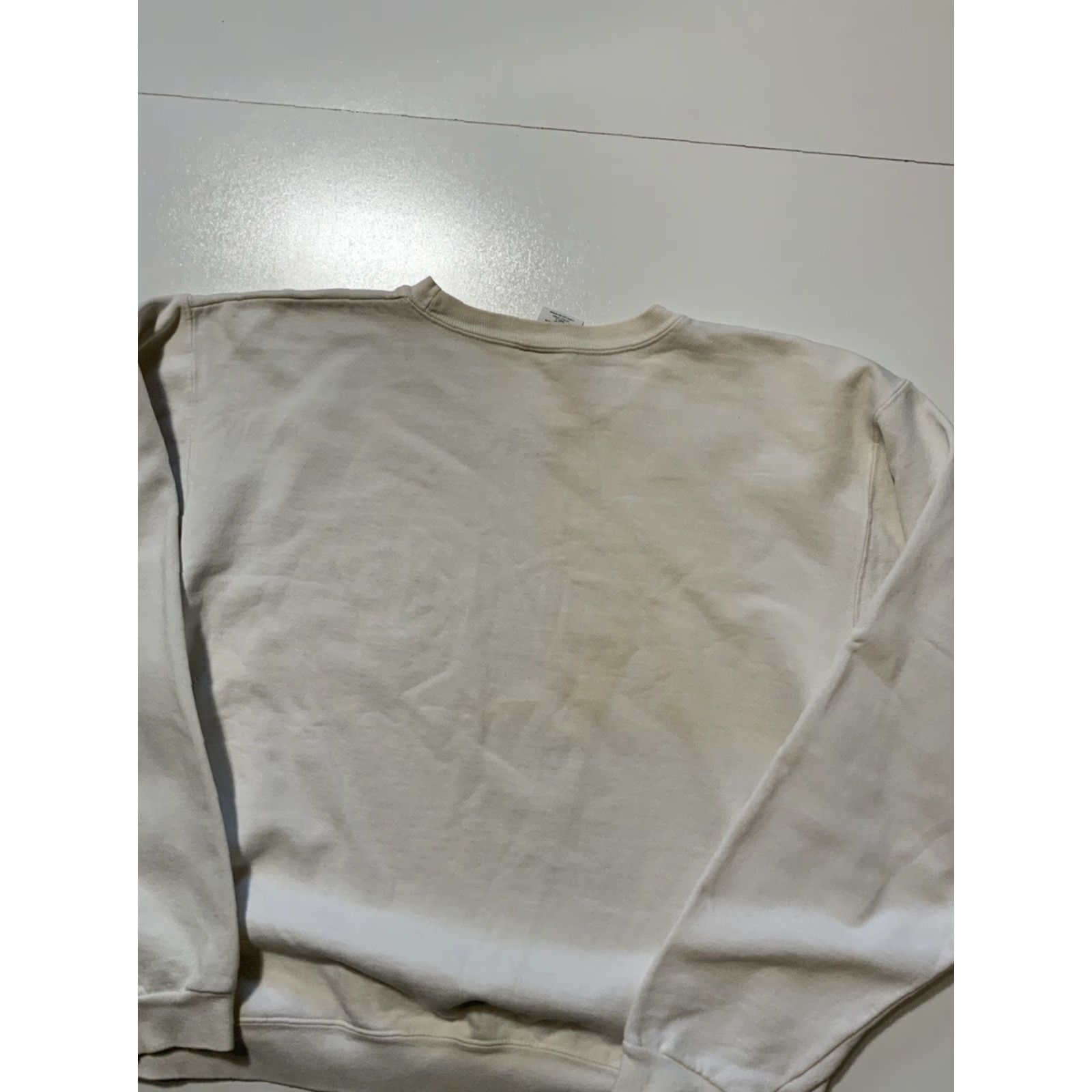 Guess VINTAGE Guess Jeans USA Script Graphic Crewneck Pullover Sweatshirt Mens L White 90s Decade Theme" Size US L / EU 52-54 / 3 - 5 Thumbnail