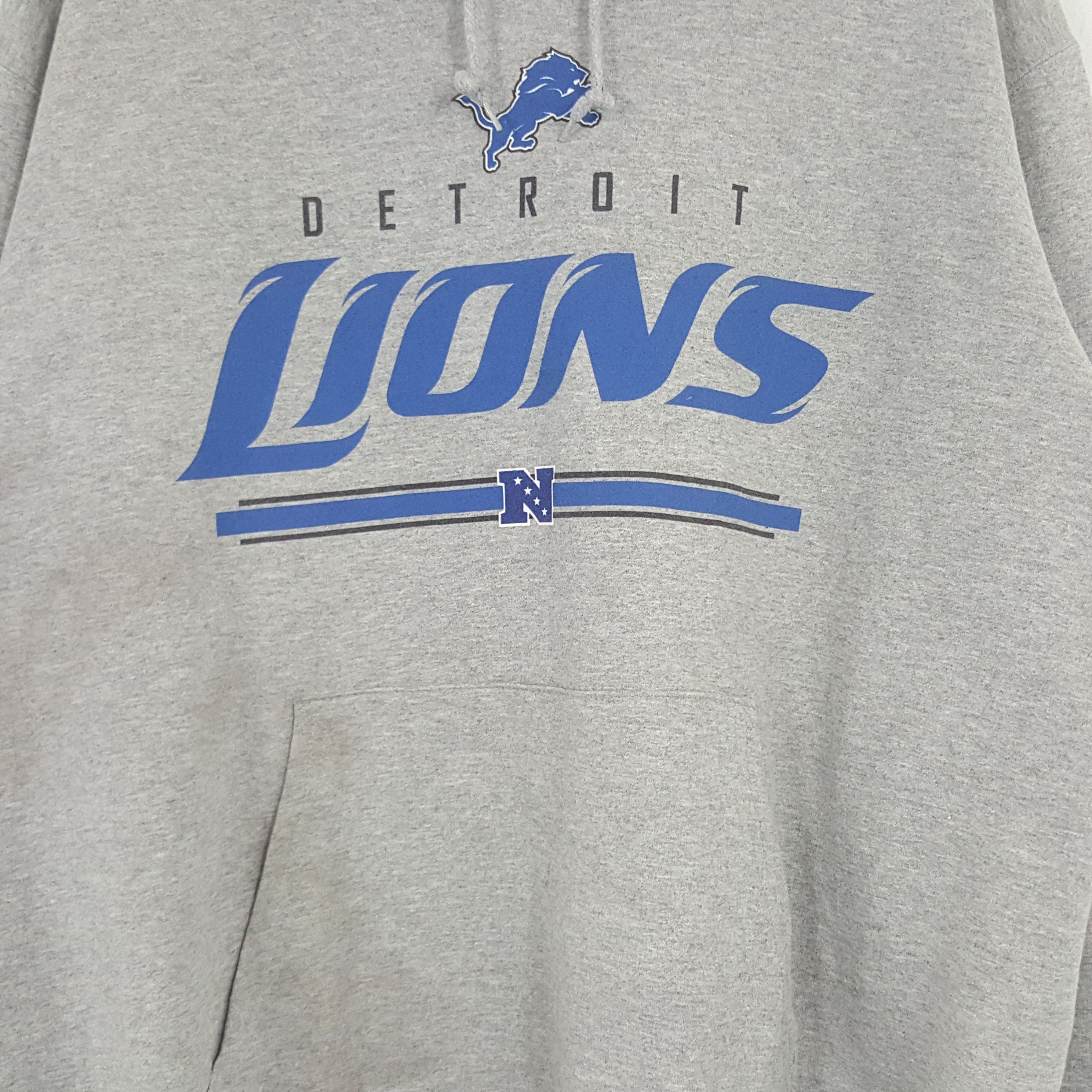 NFL × Vintage Vintage Detroit Lions American Football Team Hoodies Size US L / EU 52-54 / 3 - 2 Thumbnail