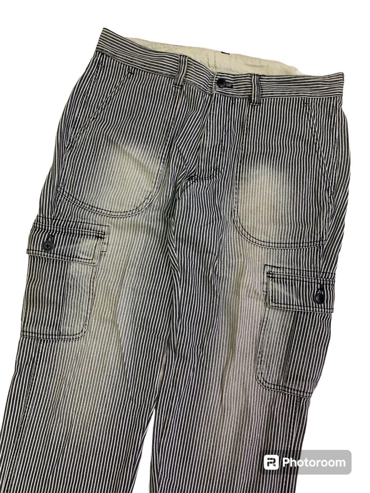 Vintage Japanese On Board Hickory Stripe Cargo Pant