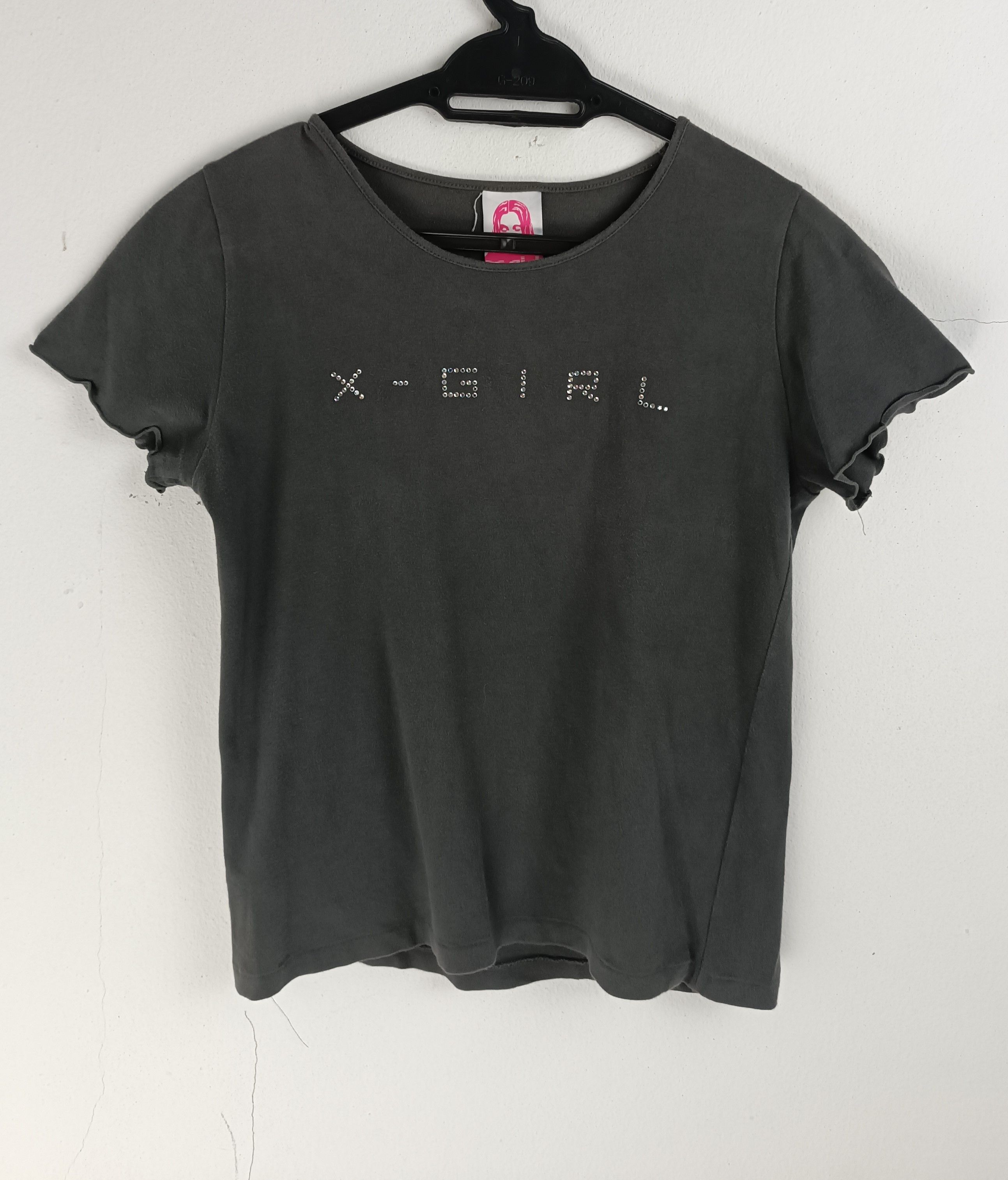 Vintage VINTAGE Y2K X-GIRL RHINESTONE BLINK CROP TOP VERY RARE Size XS / US 0-2 / IT 36-38 - 3 Thumbnail