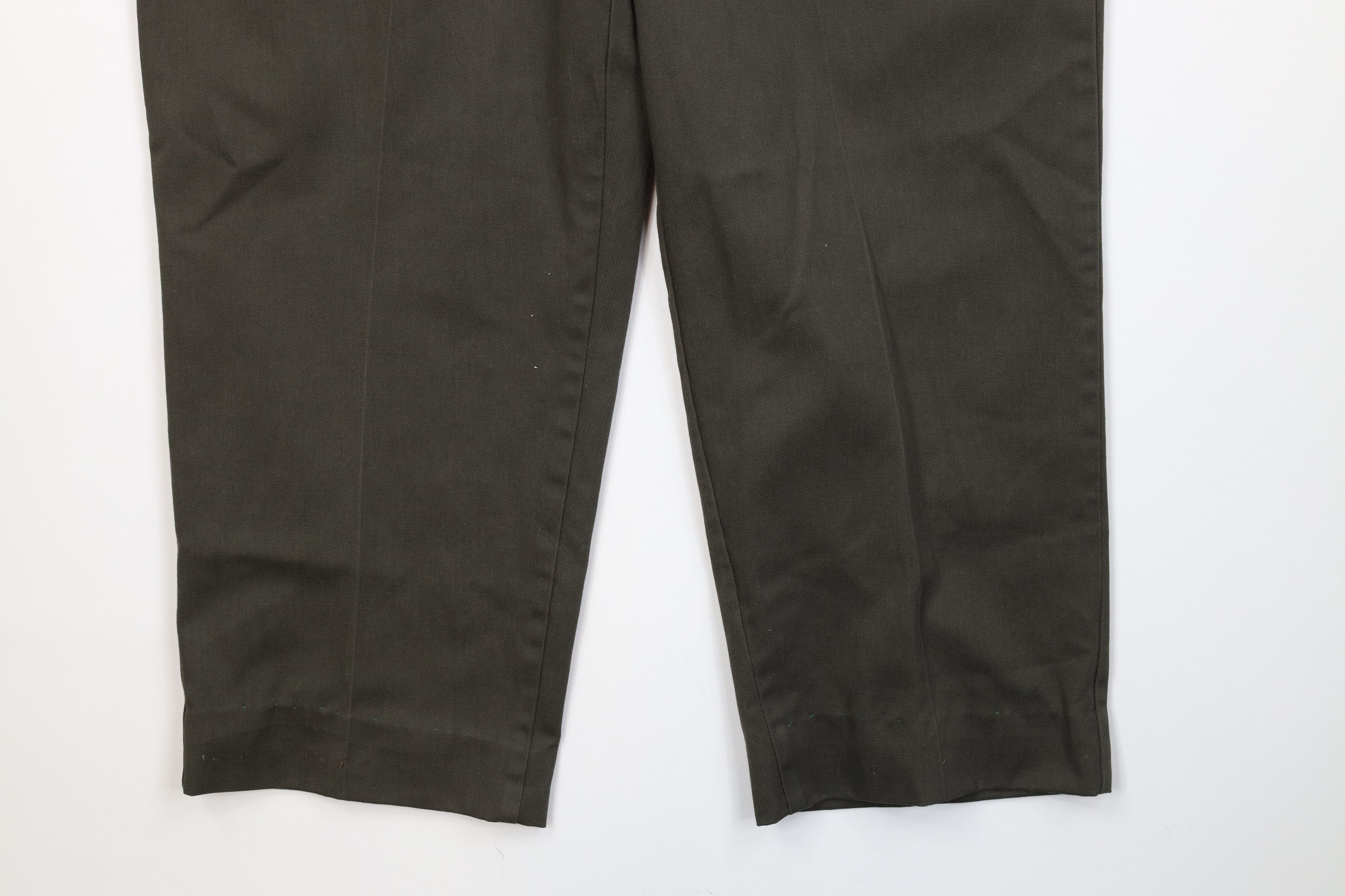 Dickies Vintage 60s Dickies Wide Leg Workwear Pants Green USA Size US 36 / EU 52 - 5 Thumbnail