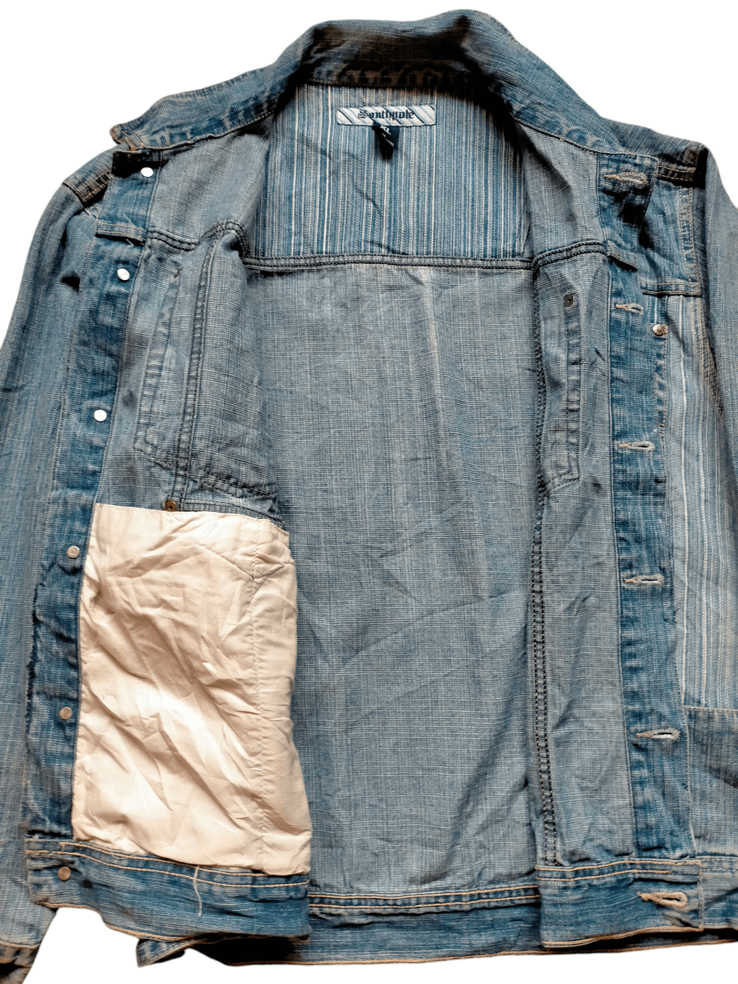 Southpole Southpole Denim Trucker Jacket Jeans Size US XL / EU 56 / 4 - 12 Thumbnail