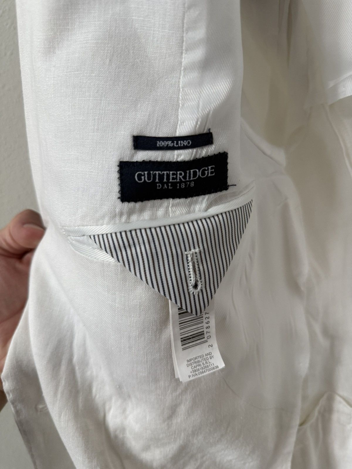 Other 100% Linen Gutteridge Double Breasted Blazer and Trousers Size 34R - 7 Thumbnail