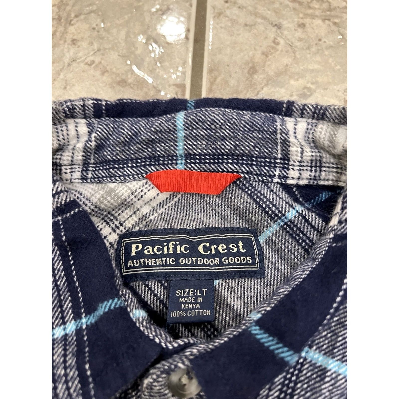 Vintage VINTAGE Mens Large Tall Pacific Crest Plaid Flannel Shirt EXCELLENT Size US L / EU 52-54 / 3 - 5 Thumbnail